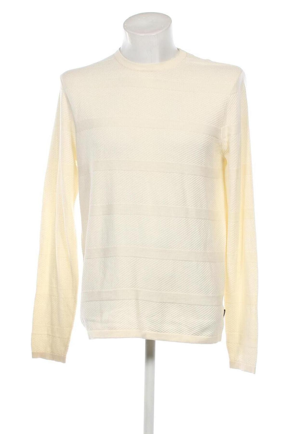 Ανδρικό πουλόβερ Only & Sons, Μέγεθος L, Χρώμα Εκρού, Τιμή 10,67 €