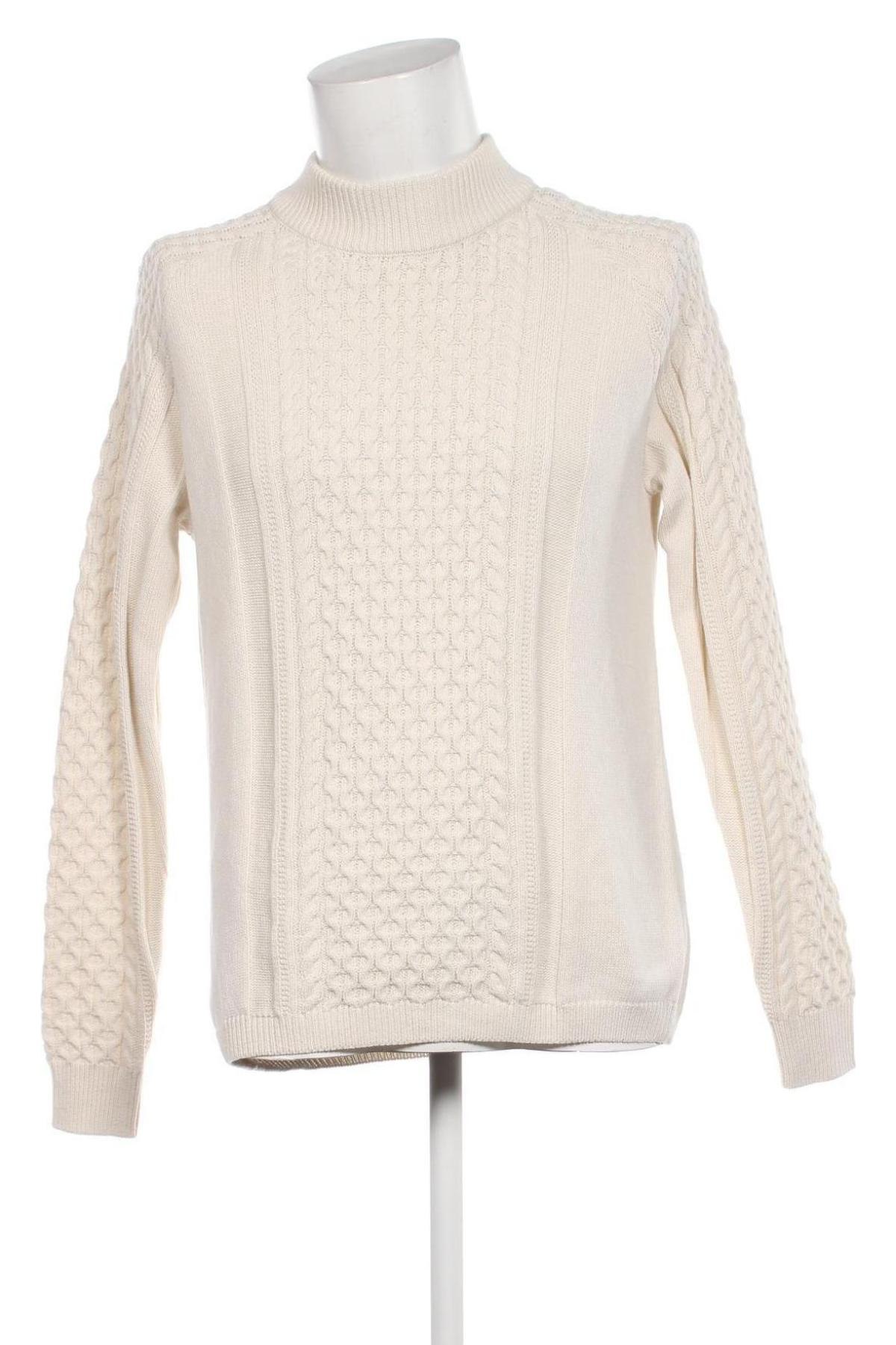 Ανδρικό πουλόβερ Only & Sons, Μέγεθος L, Χρώμα Λευκό, Τιμή 8,77 €
