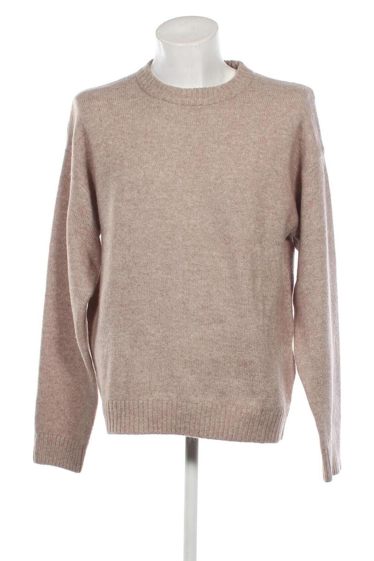 Ανδρικό πουλόβερ Originals By Jack & Jones, Μέγεθος S, Χρώμα  Μπέζ, Τιμή 7,36 €