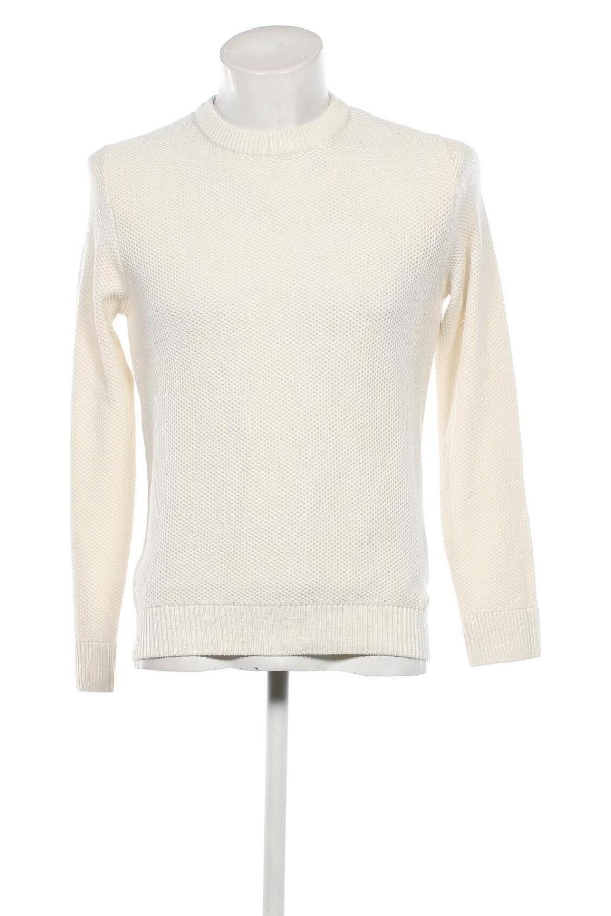 Ανδρικό πουλόβερ Originals By Jack & Jones, Μέγεθος S, Χρώμα Εκρού, Τιμή 9,11 €