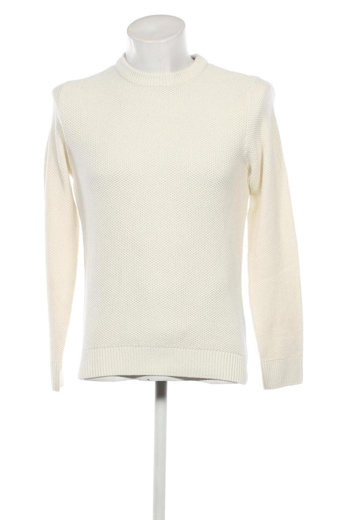 Ανδρικό πουλόβερ Originals By Jack & Jones, Μέγεθος S, Χρώμα Εκρού, Τιμή 9,46 €