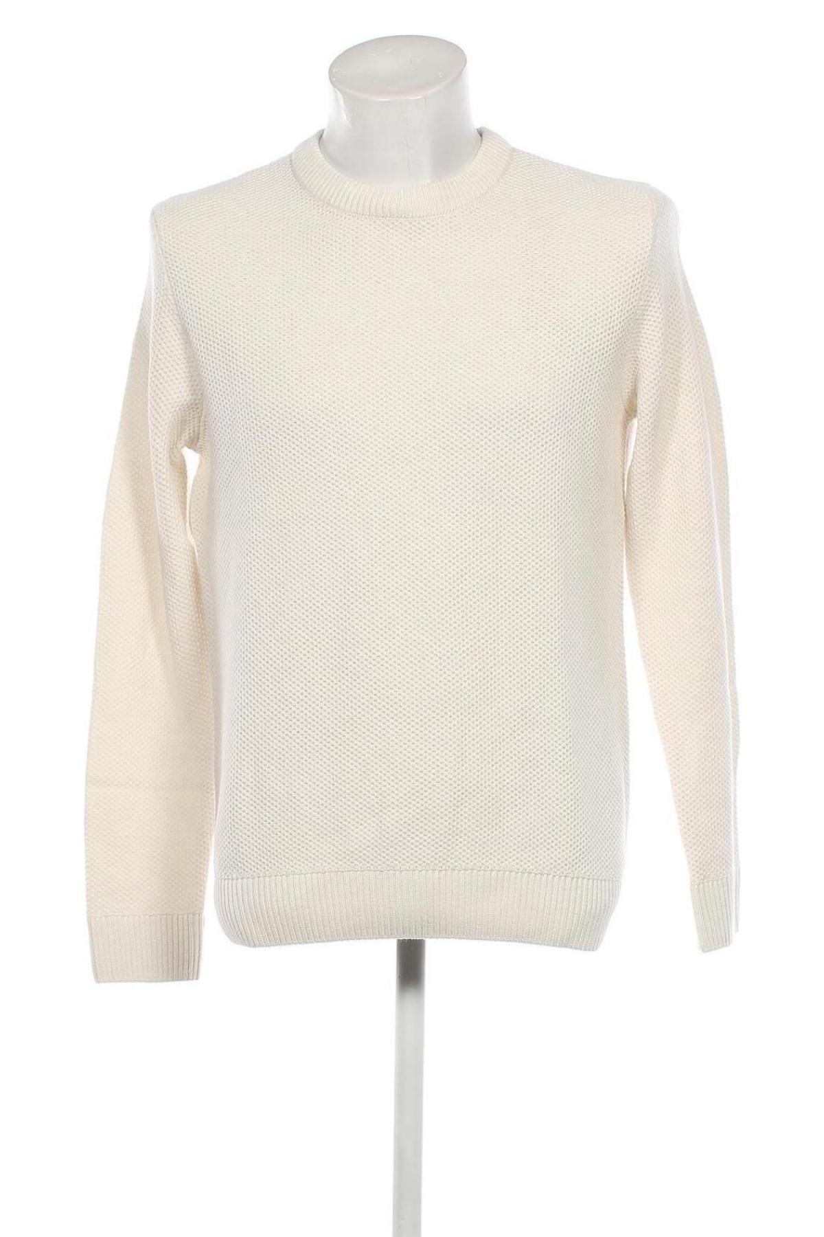 Ανδρικό πουλόβερ Originals By Jack & Jones, Μέγεθος L, Χρώμα Λευκό, Τιμή 9,46 €