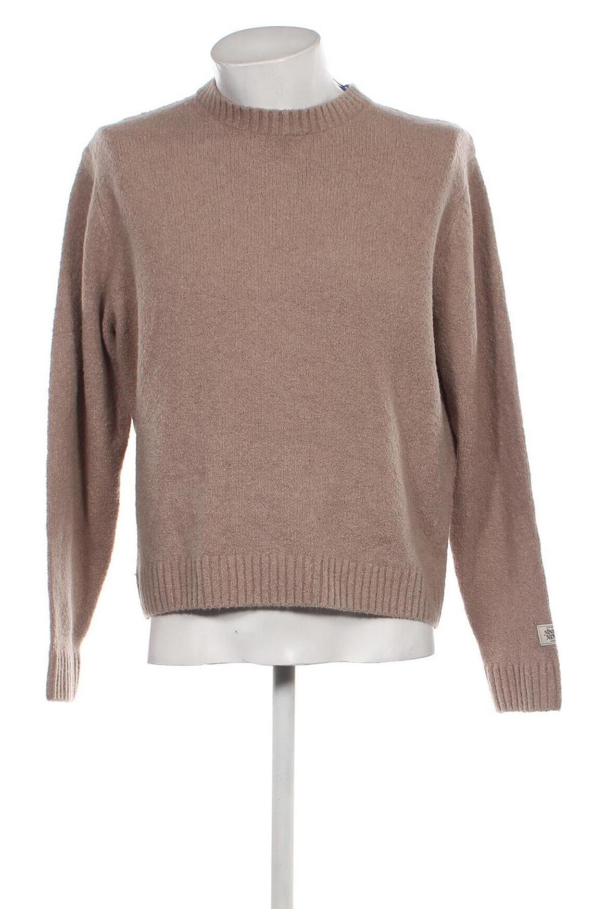 Мъжки пуловер Originals By Jack & Jones, Размер L, Цвят Бежов, Цена 68,00 лв.