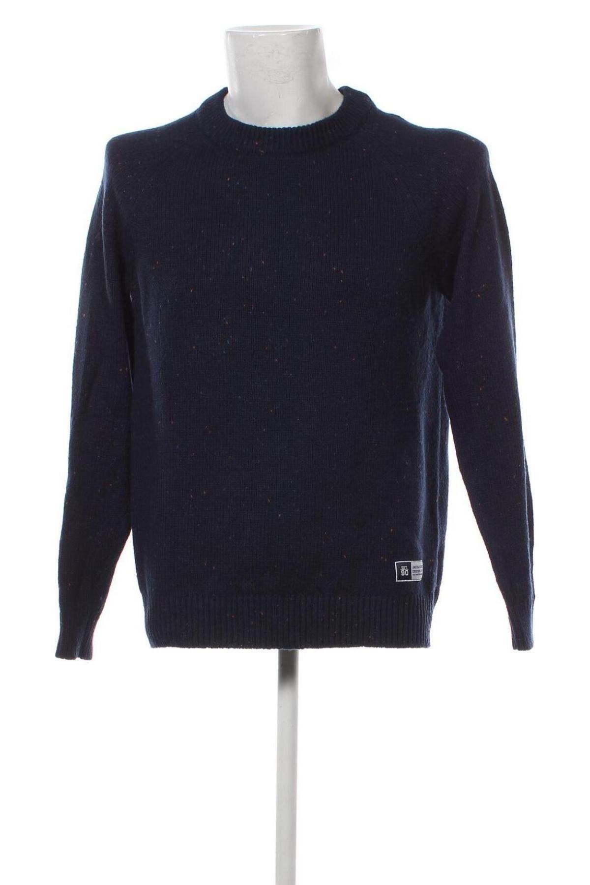 Ανδρικό πουλόβερ Originals By Jack & Jones, Μέγεθος M, Χρώμα Μπλέ, Τιμή 12,27 €