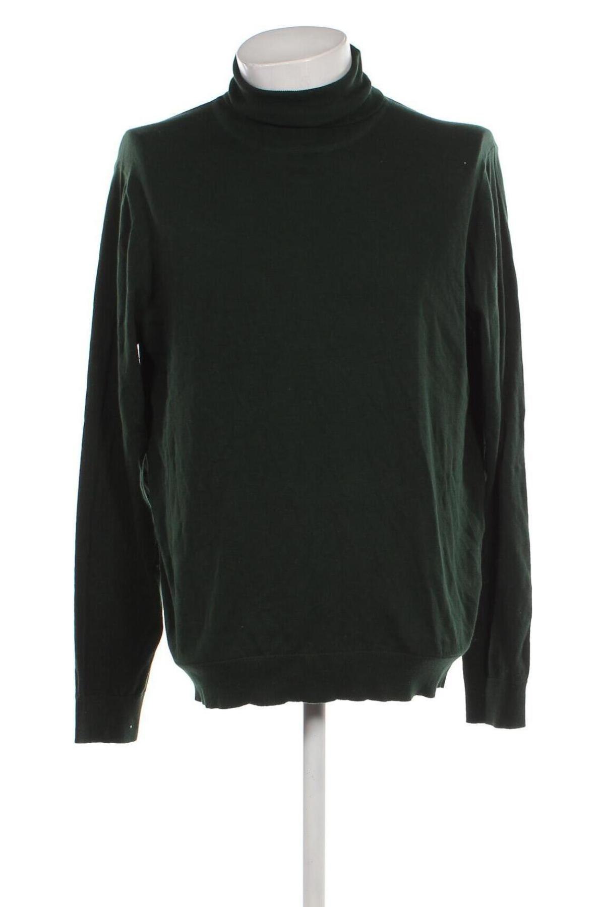 Мъжки пуловер Pier One, Размер XL, Цвят Зелен, Цена 23,00 лв.