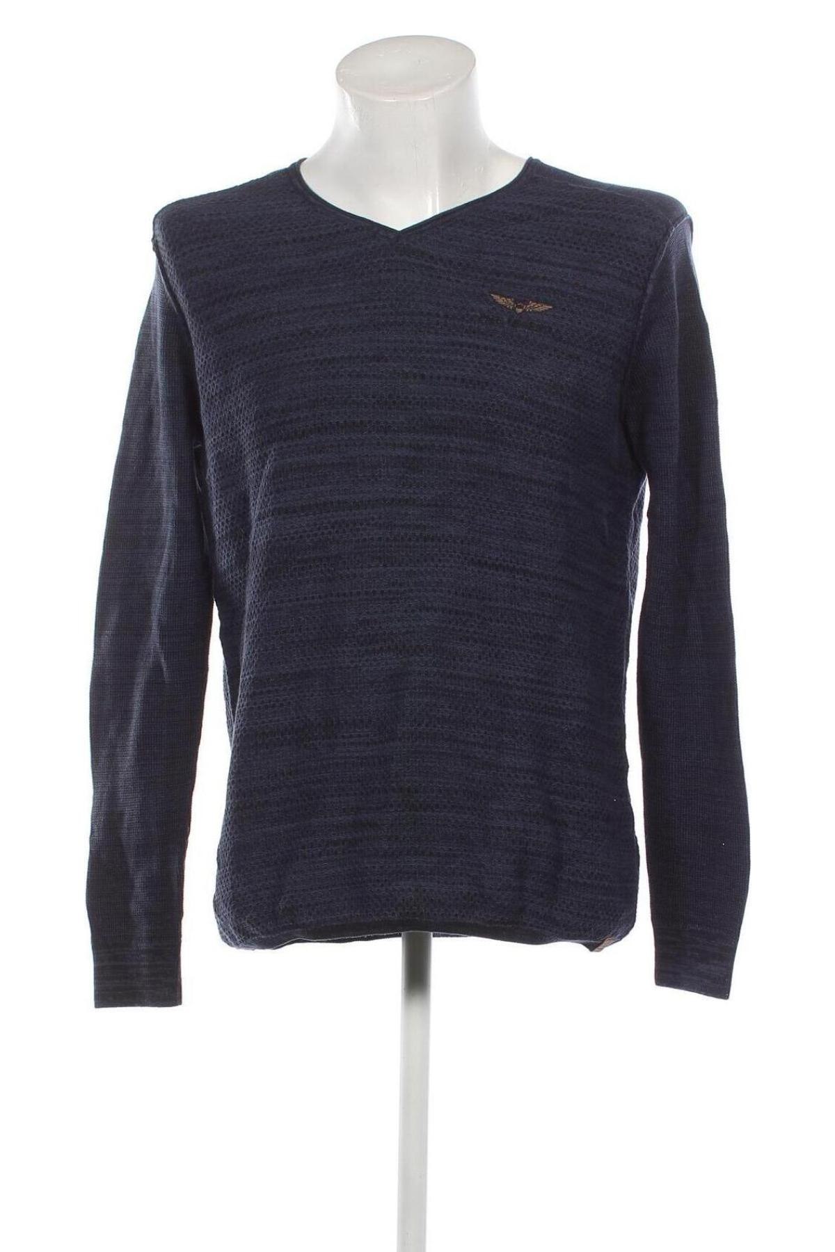 Мъжки пуловер Pme Legend, Размер L, Цвят Син, Цена 35,64 лв.
