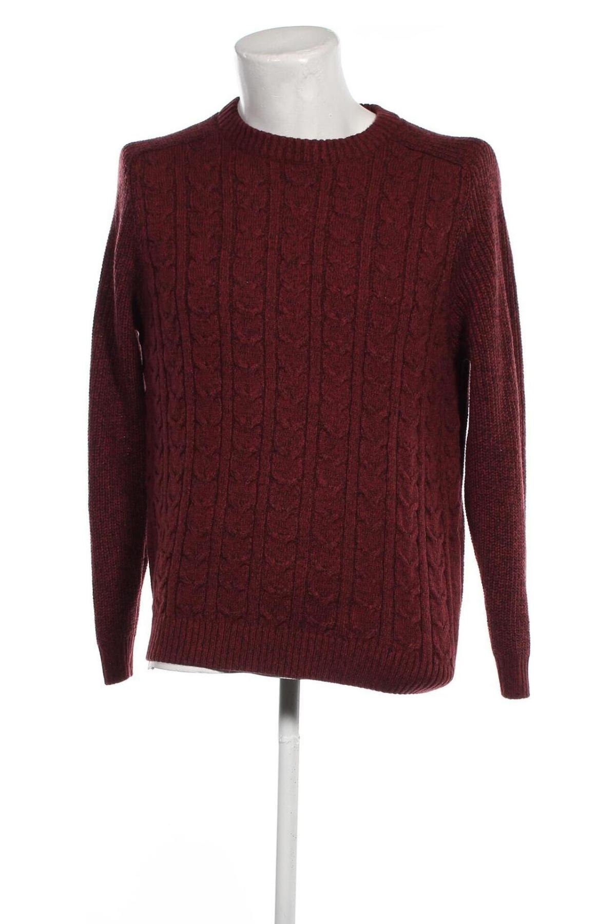 Мъжки пуловер Primark, Размер M, Цвят Червен, Цена 13,05 лв.
