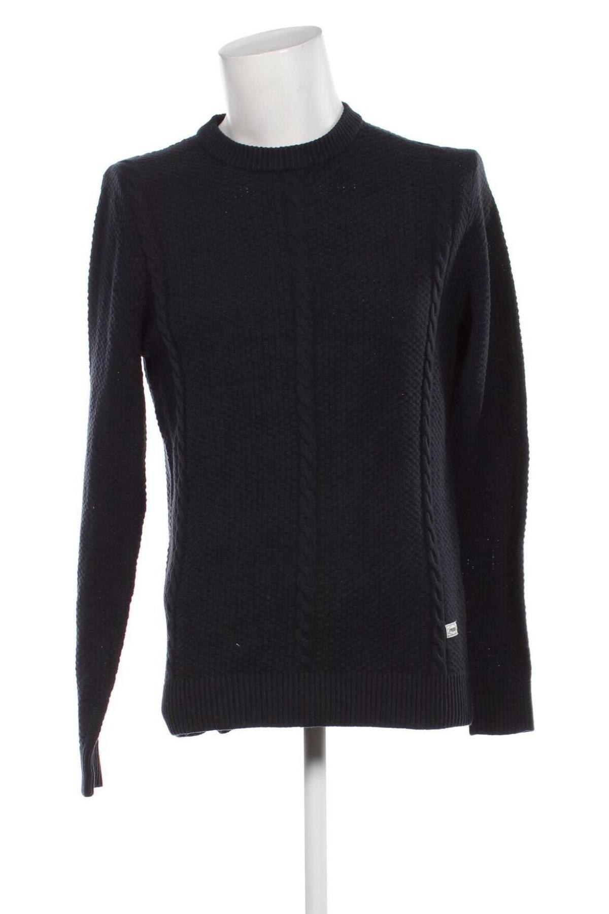 Мъжки пуловер Produkt by Jack & Jones, Размер M, Цвят Син, Цена 9,84 лв.