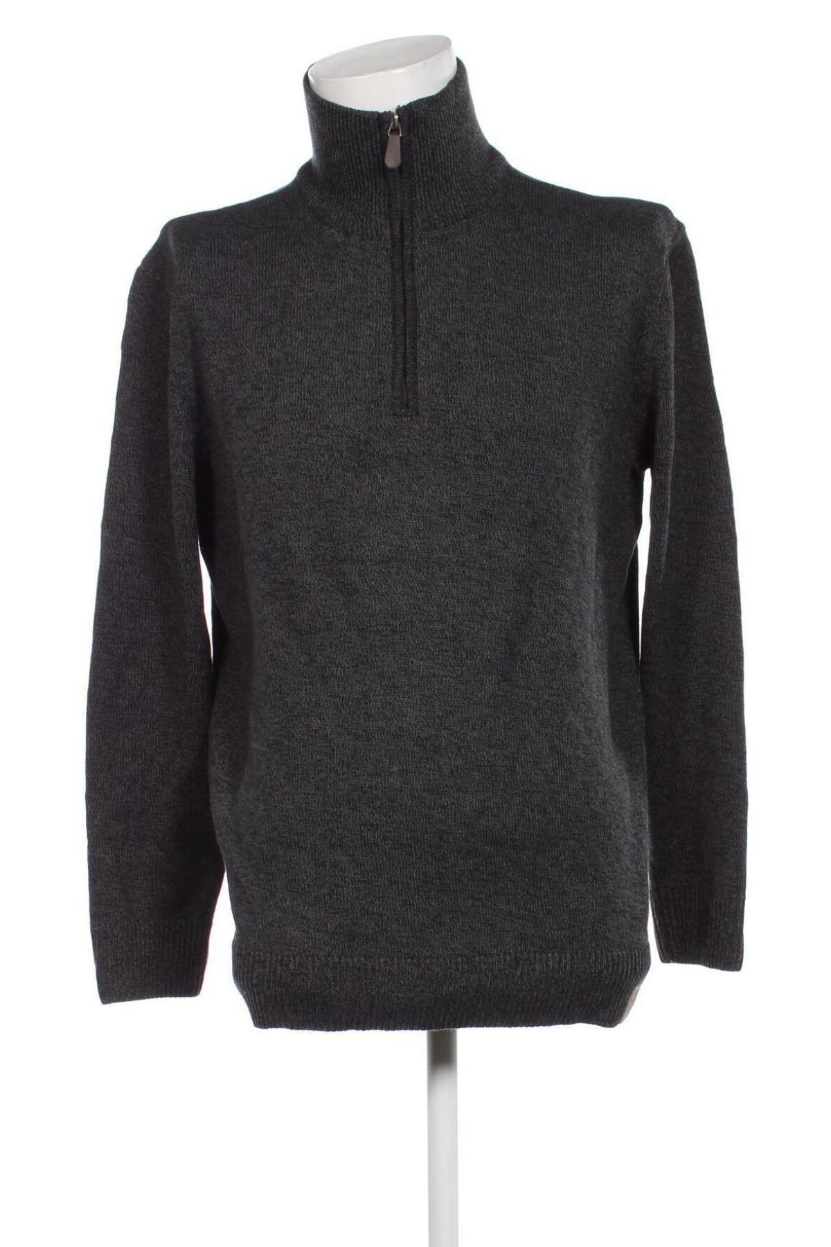 Herrenpullover Rhode Island, Größe L, Farbe Grau, Preis 6,26 €