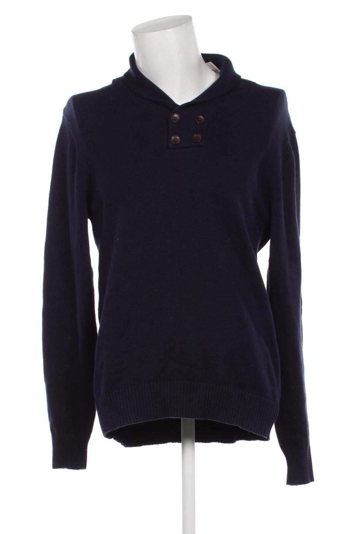 Ανδρικό πουλόβερ Selected Homme, Μέγεθος L, Χρώμα Μπλέ, Τιμή 5,14 €