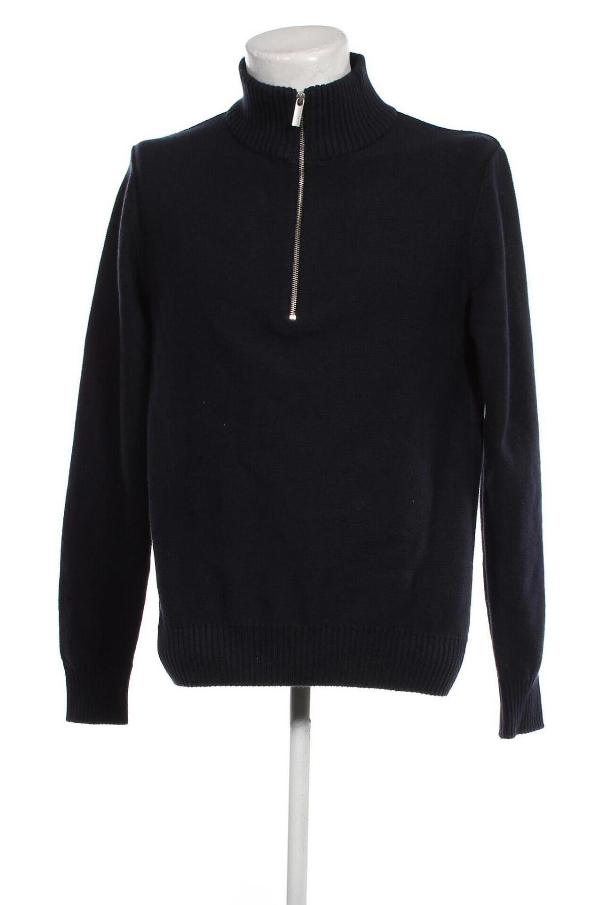 Ανδρικό πουλόβερ Selected Homme, Μέγεθος L, Χρώμα Μπλέ, Τιμή 35,05 €