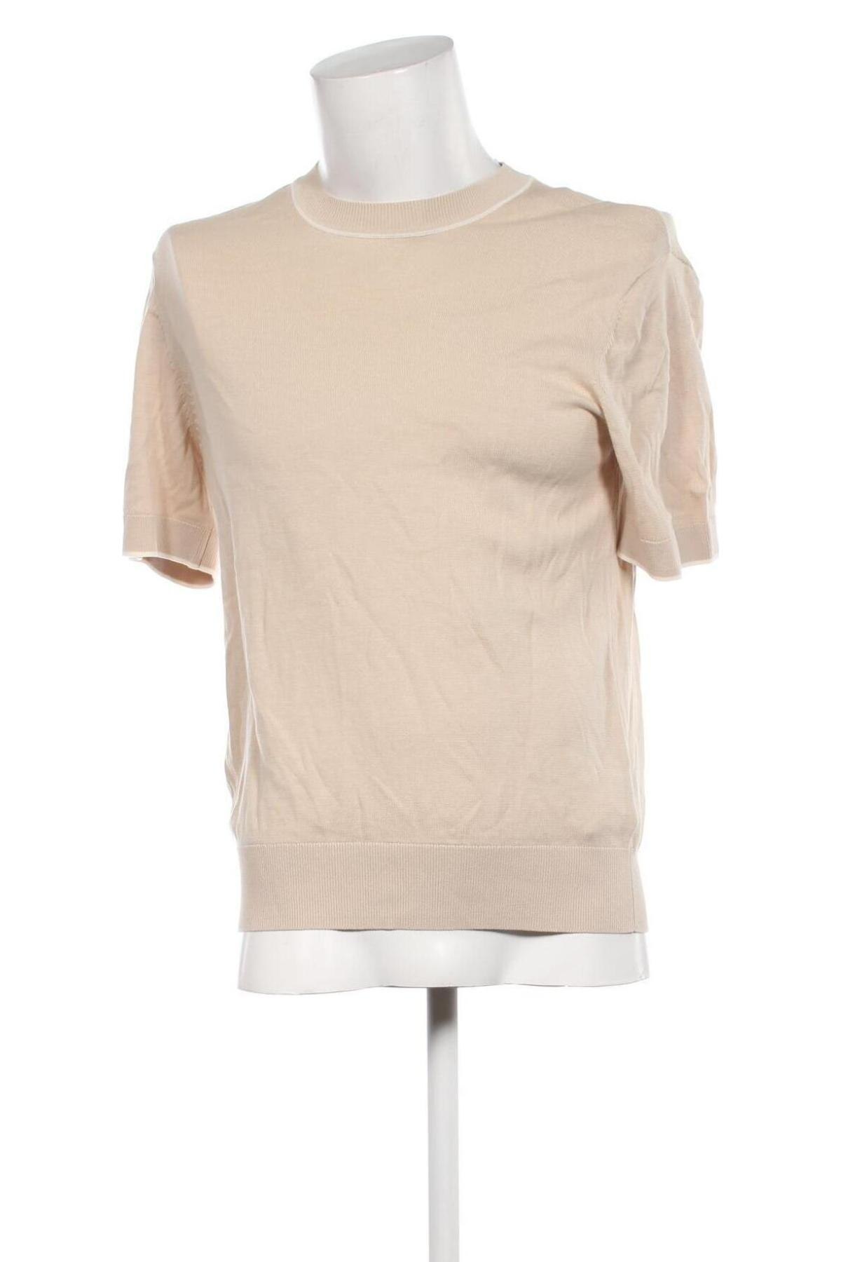 Ανδρικό πουλόβερ Selected Homme, Μέγεθος M, Χρώμα  Μπέζ, Τιμή 35,05 €