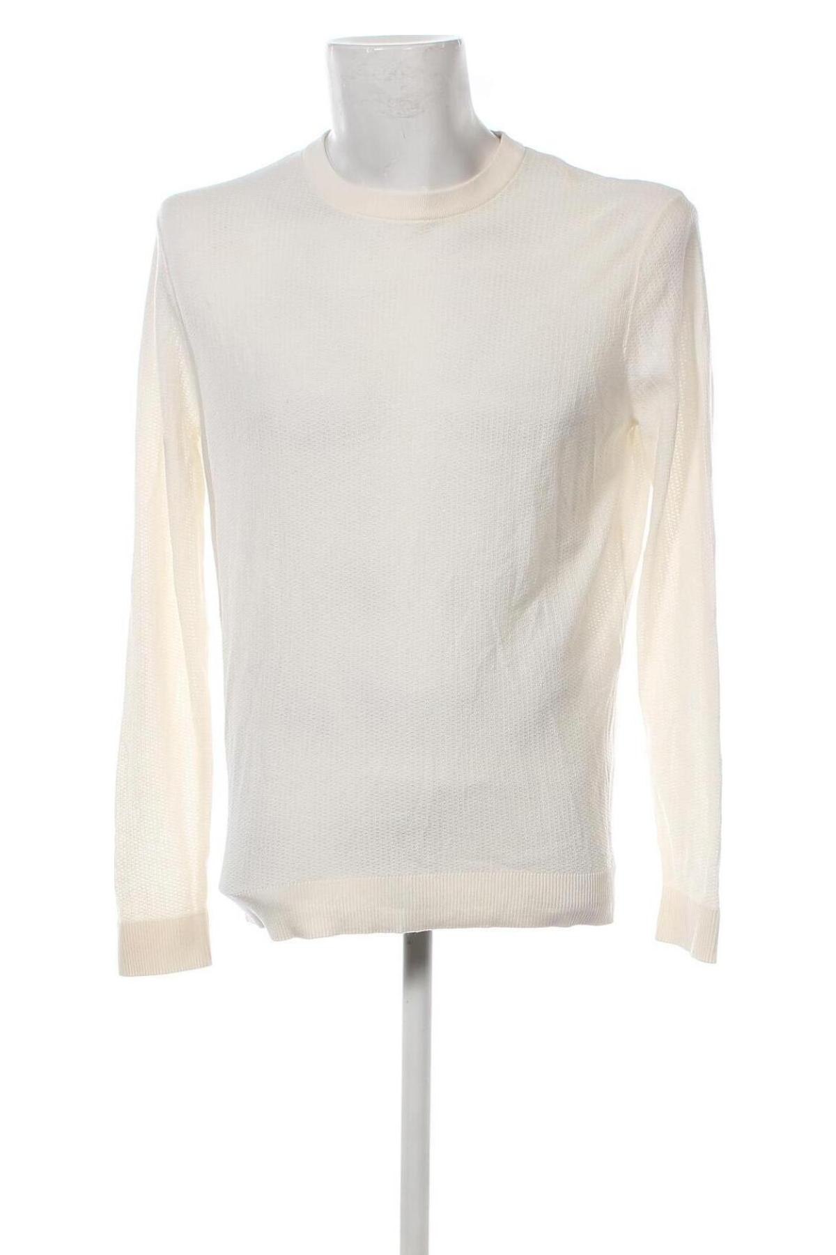 Ανδρικό πουλόβερ Selected Homme, Μέγεθος M, Χρώμα Λευκό, Τιμή 35,05 €