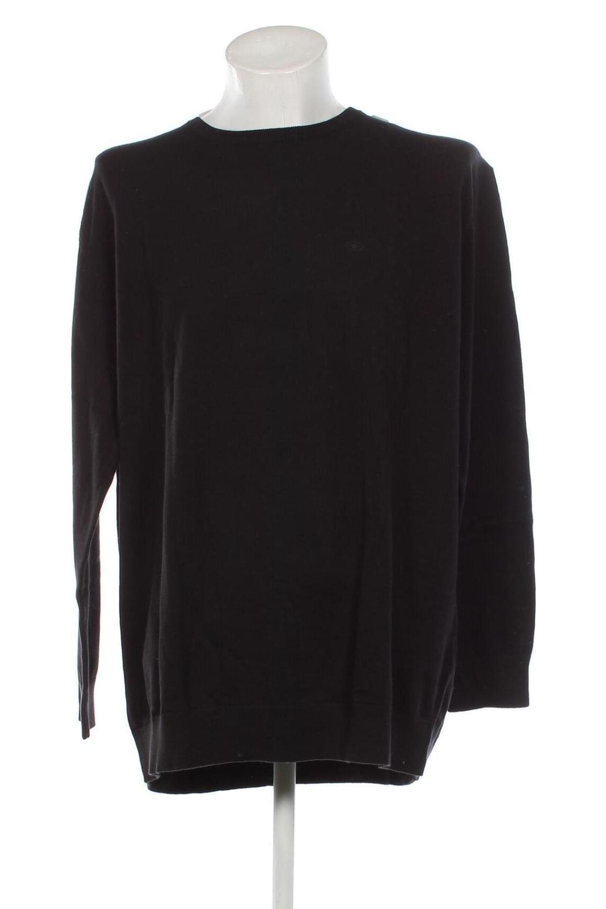 Ανδρικό πουλόβερ Tom Tailor, Μέγεθος 4XL, Χρώμα Μαύρο, Τιμή 37,11 €