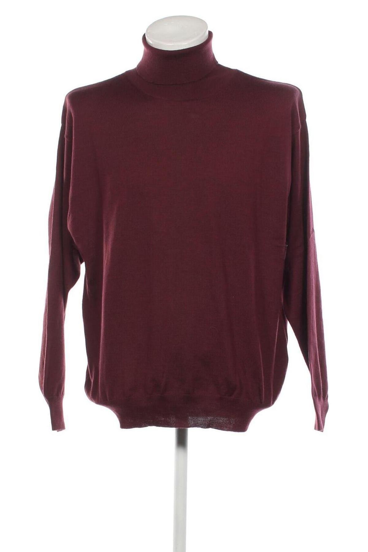 Мъжки пуловер Umberto Rosetti, Размер L, Цвят Червен, Цена 12,00 лв.