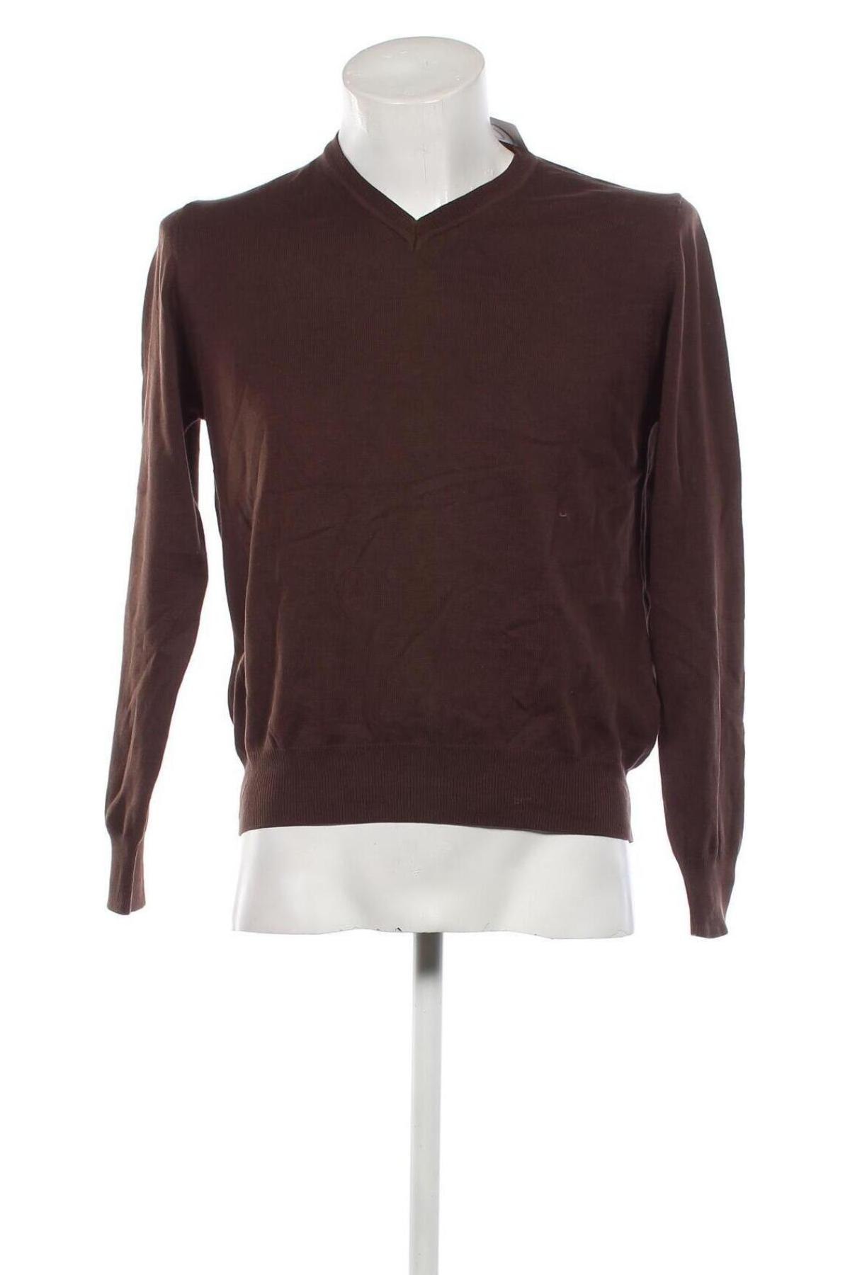 Ανδρικό πουλόβερ Zara Man, Μέγεθος M, Χρώμα Καφέ, Τιμή 14,23 €