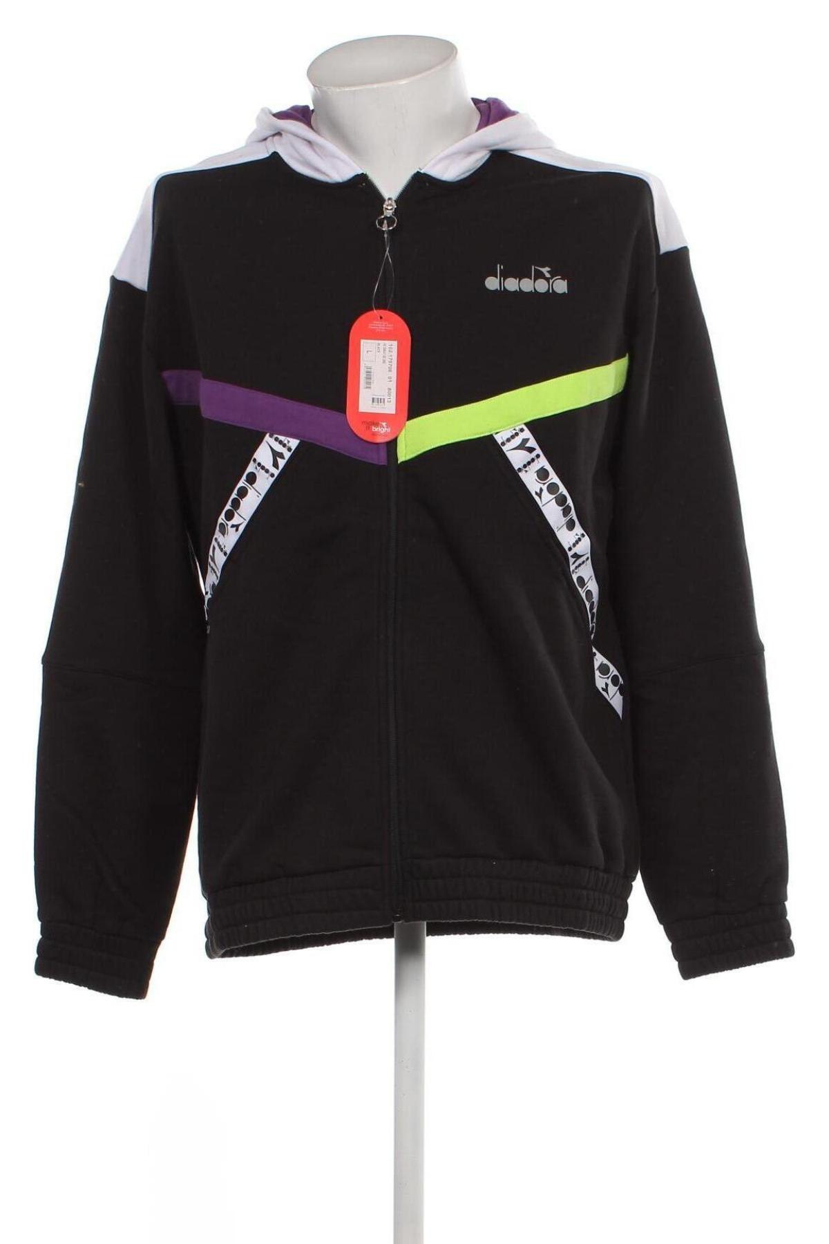 Herren Sweatshirt Diadora, Größe L, Farbe Mehrfarbig, Preis 49,45 €