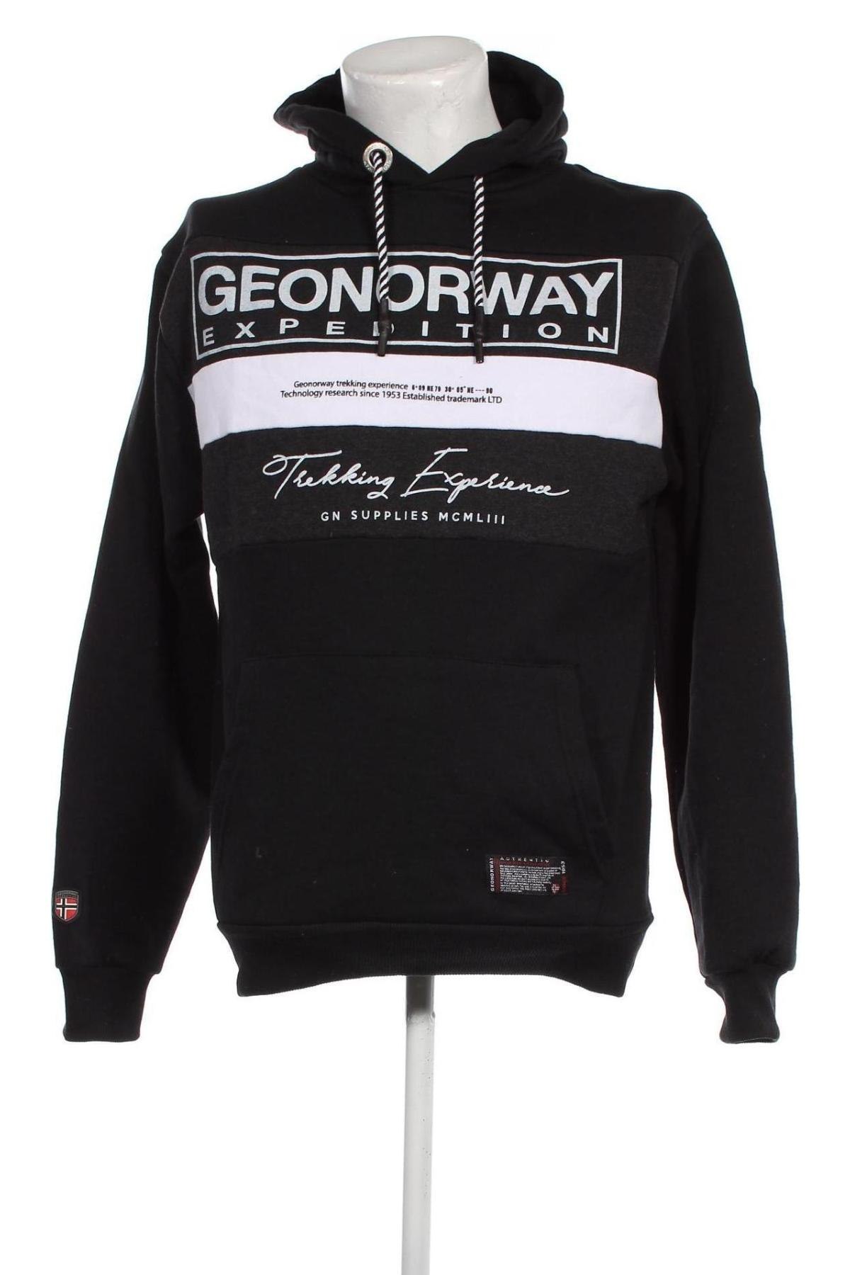 Herren Sweatshirt Geographical Norway, Größe L, Farbe Schwarz, Preis 77,32 €