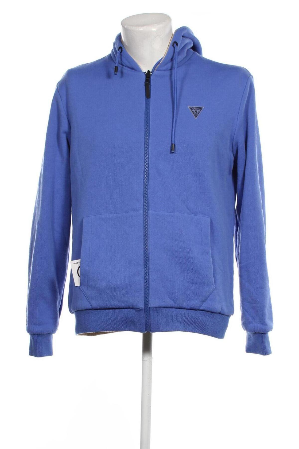 Herren Sweatshirt Guess, Größe M, Farbe Blau, Preis € 58,18