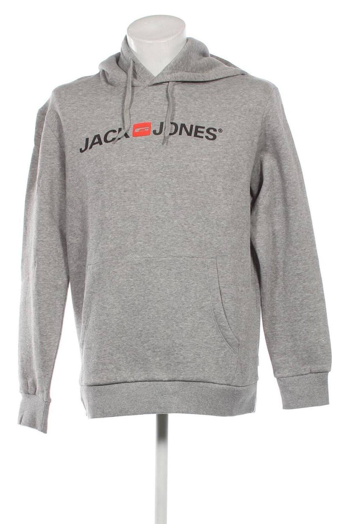Мъжки суичър Jack & Jones, Размер XL, Цвят Сив, Цена 54,00 лв.