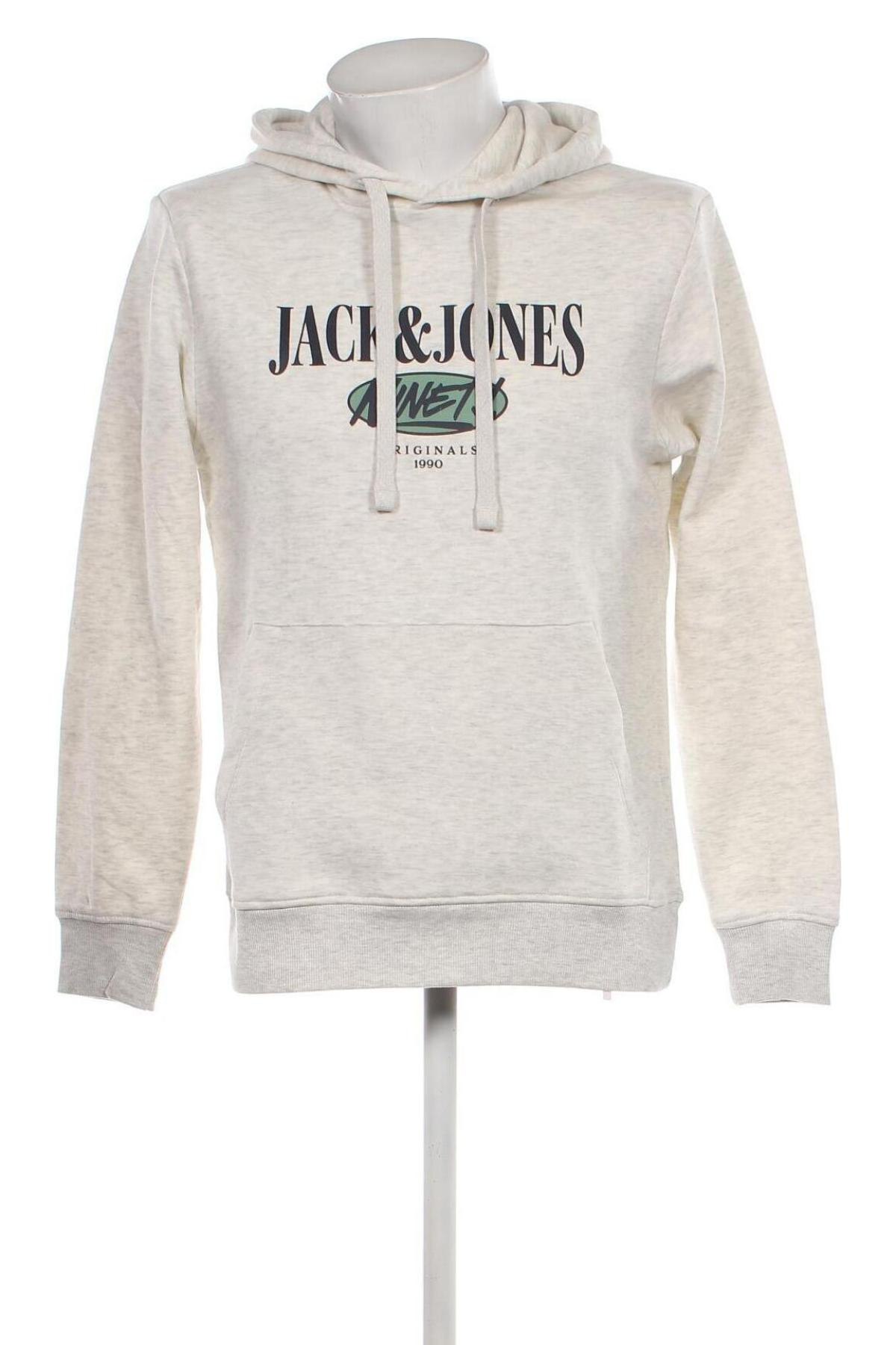 Мъжки суичър Originals By Jack & Jones, Размер M, Цвят Бял, Цена 27,00 лв.