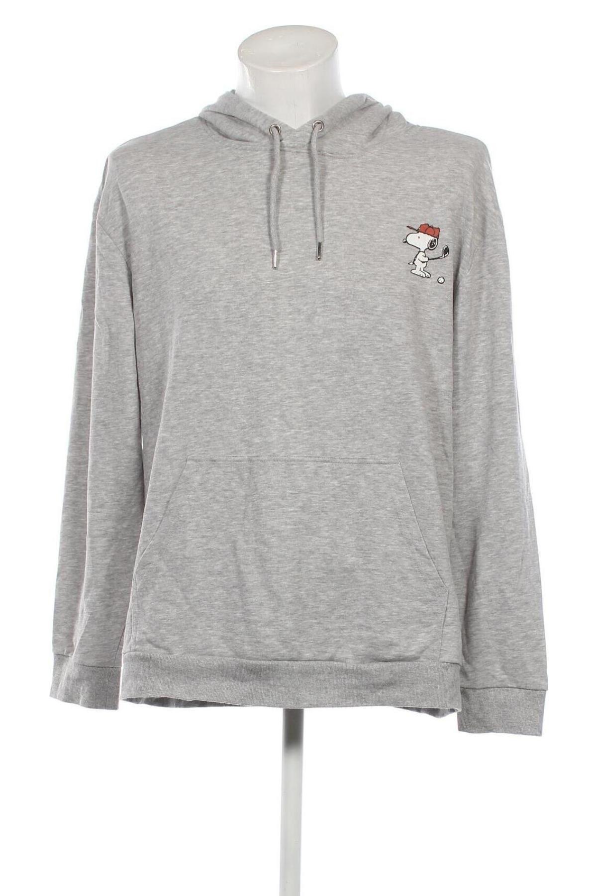 Herren Sweatshirt Peanuts, Größe XL, Farbe Grau, Preis 20,18 €