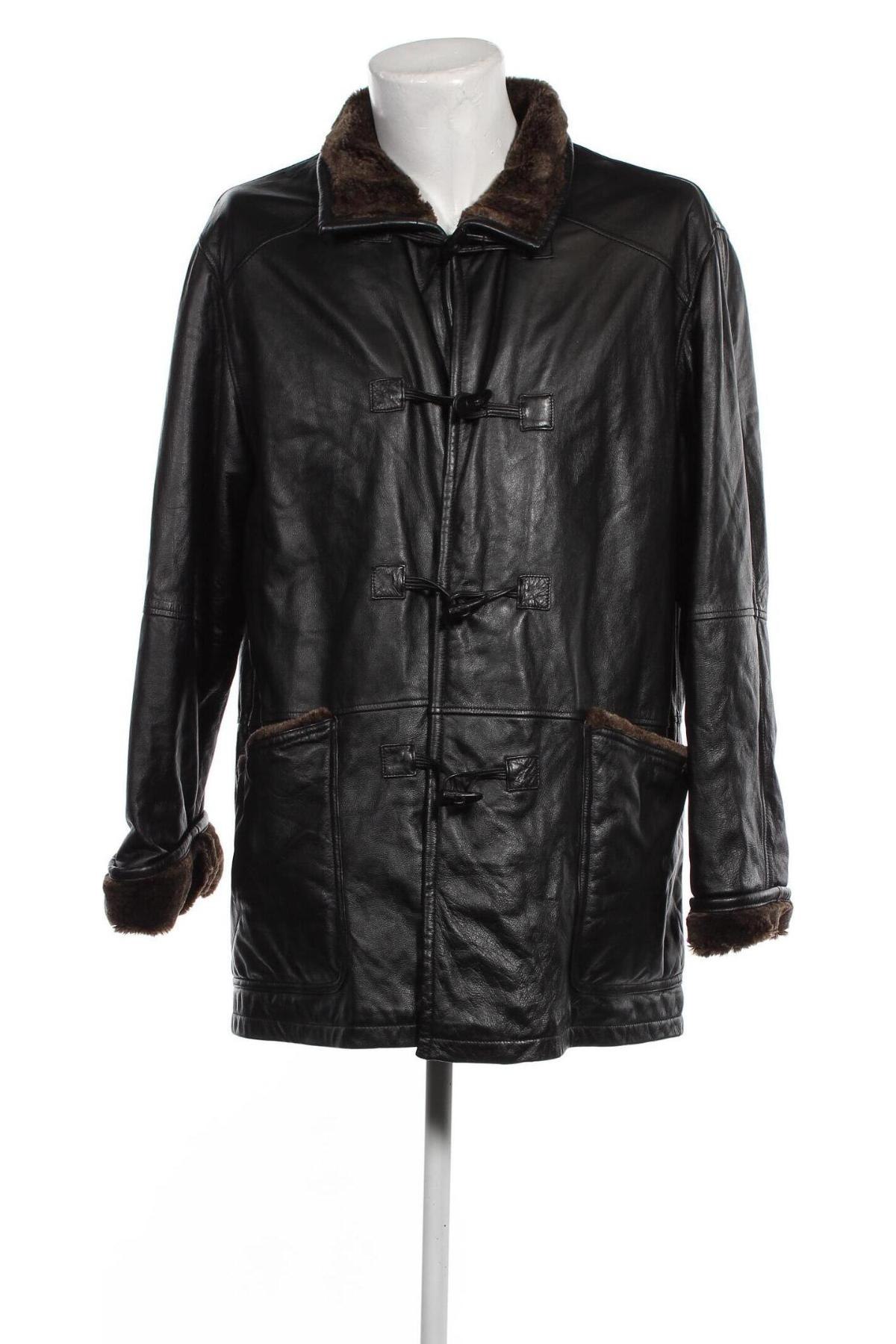 Pánská kožená bunda , Velikost S, Barva Černá, Cena  1 706,00 Kč