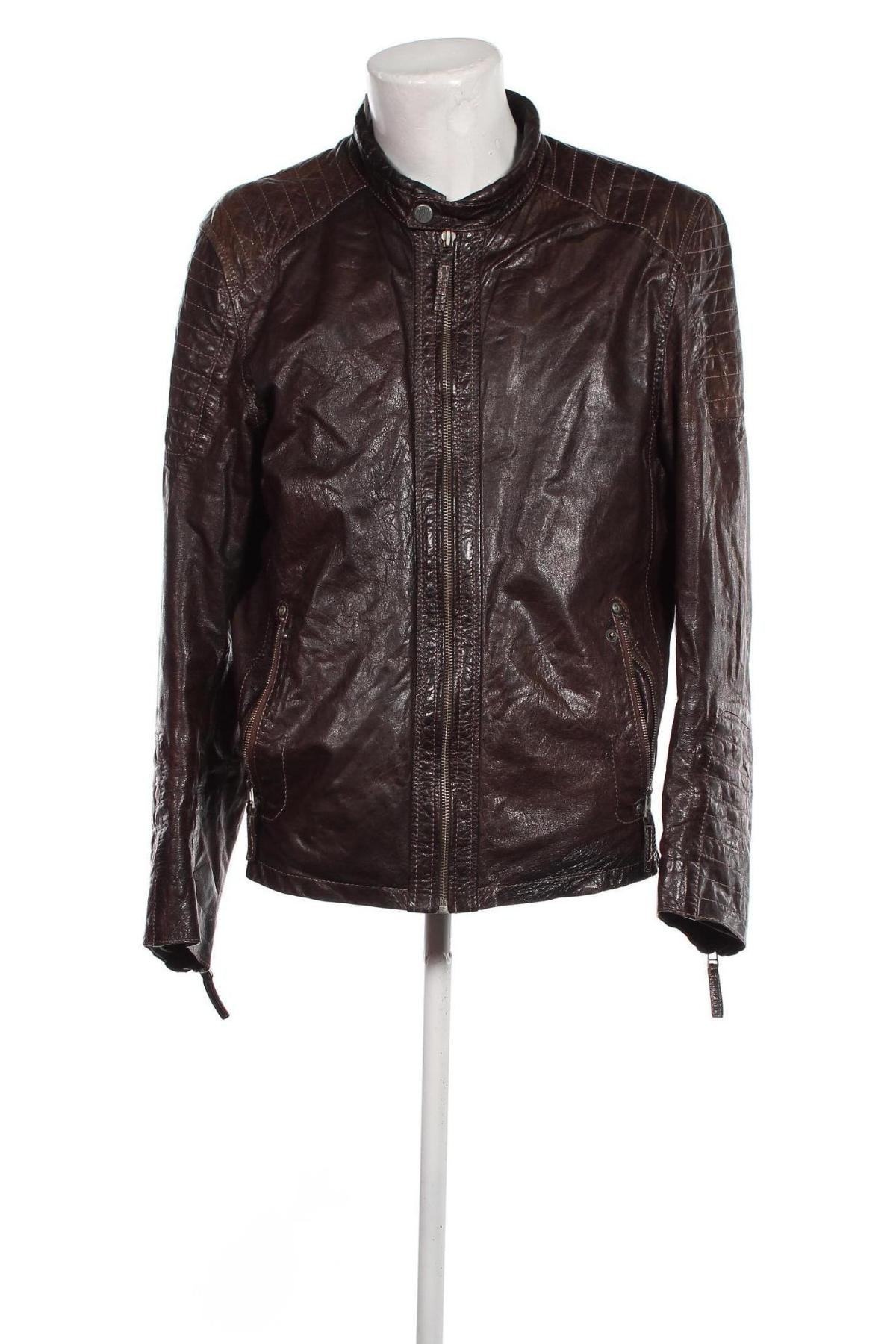 Pánska kožená bunda  Gipsy, Veľkosť XL, Farba Hnedá, Cena  88,55 €