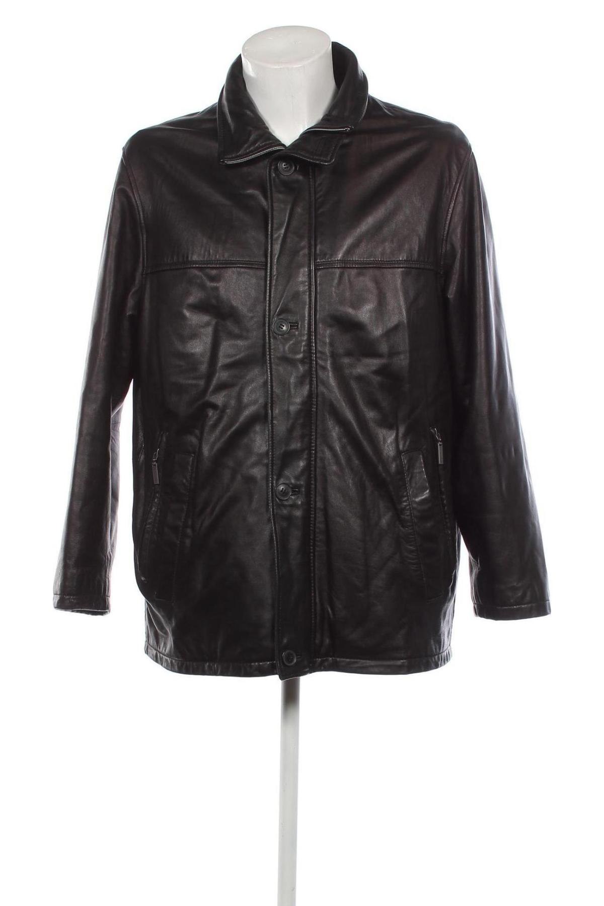 Pánska kožená bunda  Pierre Cardin, Veľkosť L, Farba Čierna, Cena  80,34 €