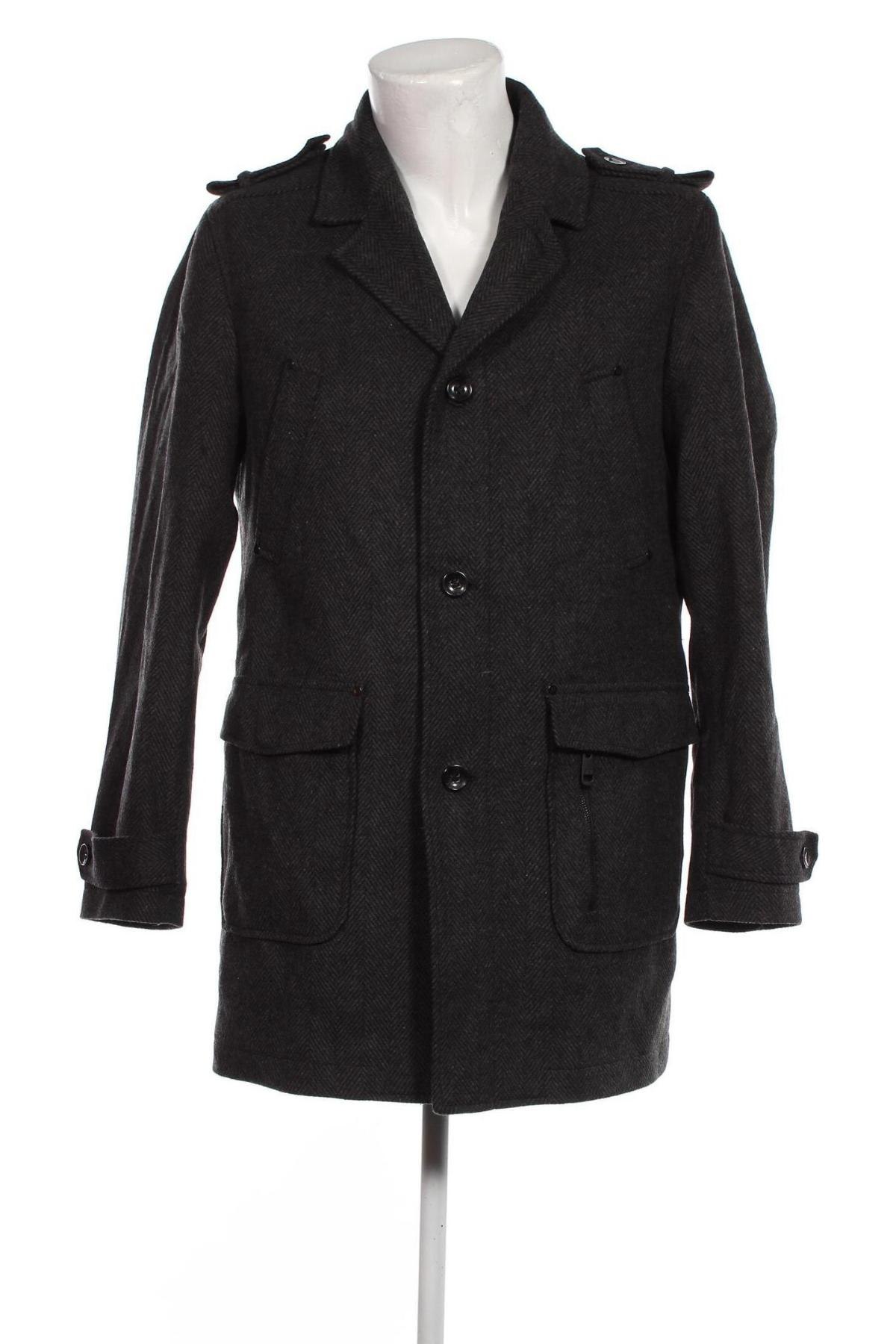 Мъжко палто Esprit, Размер L, Цвят Сив, Цена 23,12 лв.