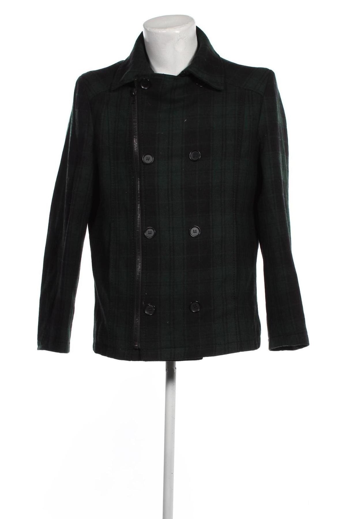 Palton de bărbați H&M, Mărime L, Culoare Verde, Preț 168,95 Lei