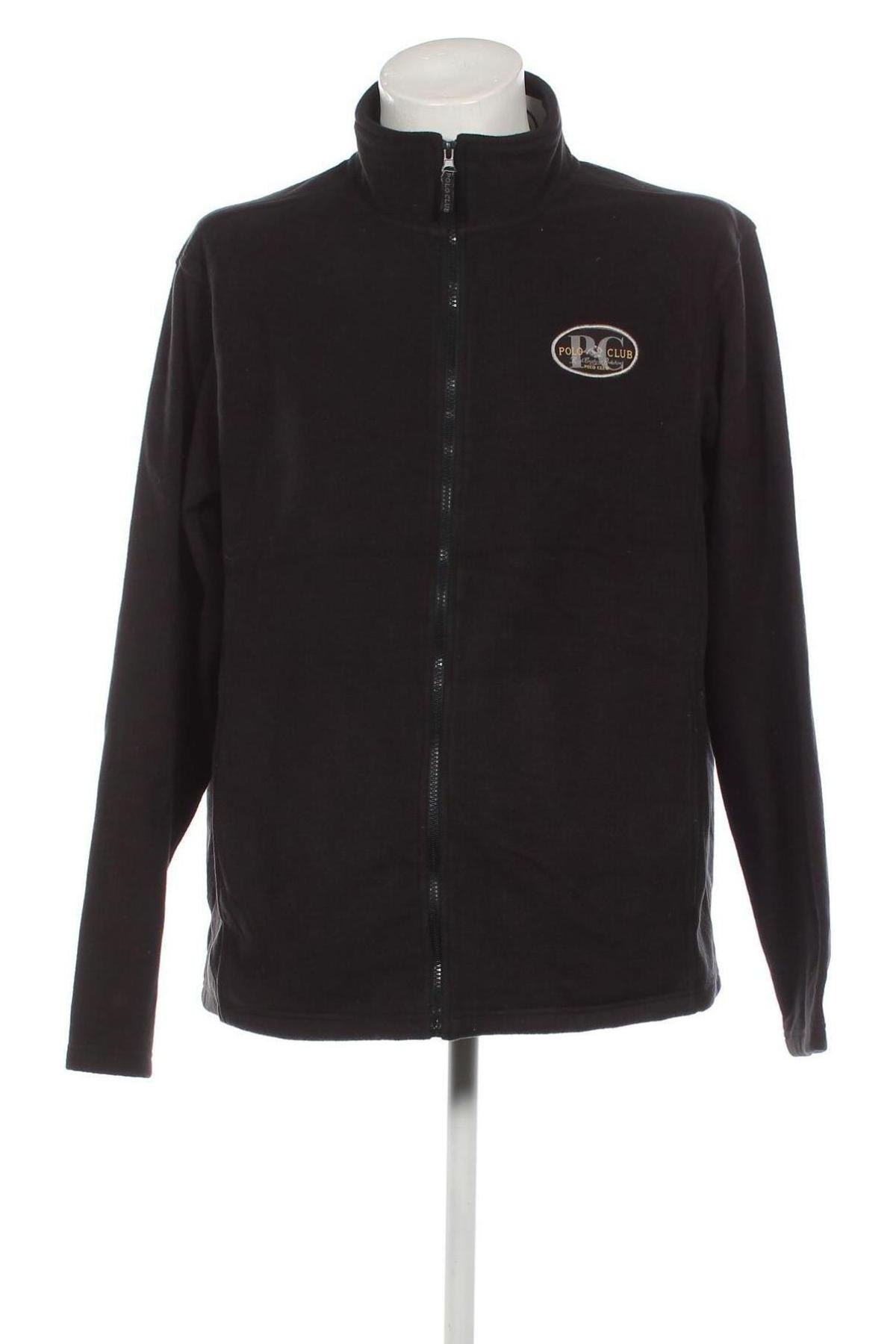 Ανδρική ζακέτα fleece Polo Club, Μέγεθος XL, Χρώμα Μαύρο, Τιμή 31,40 €