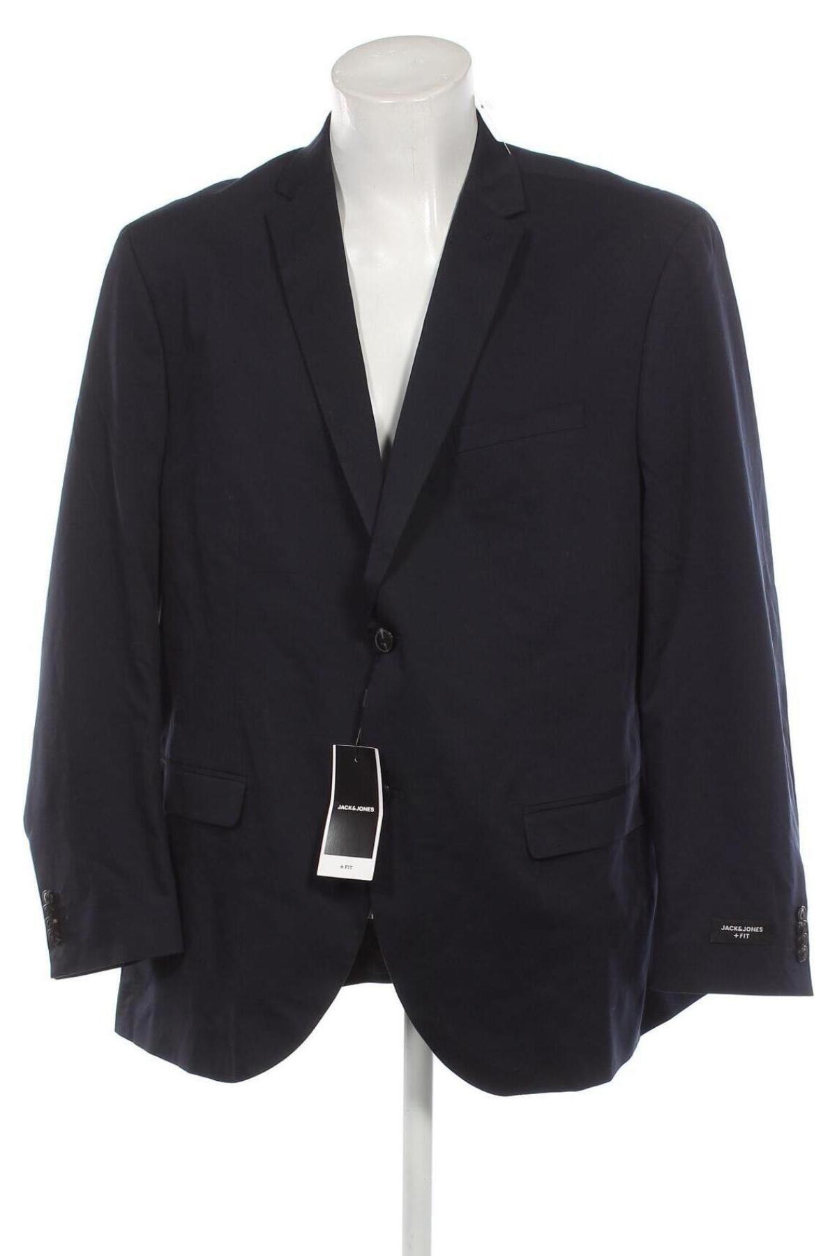 Ανδρικό σακάκι Jack & Jones, Μέγεθος 3XL, Χρώμα Μπλέ, Τιμή 46,64 €