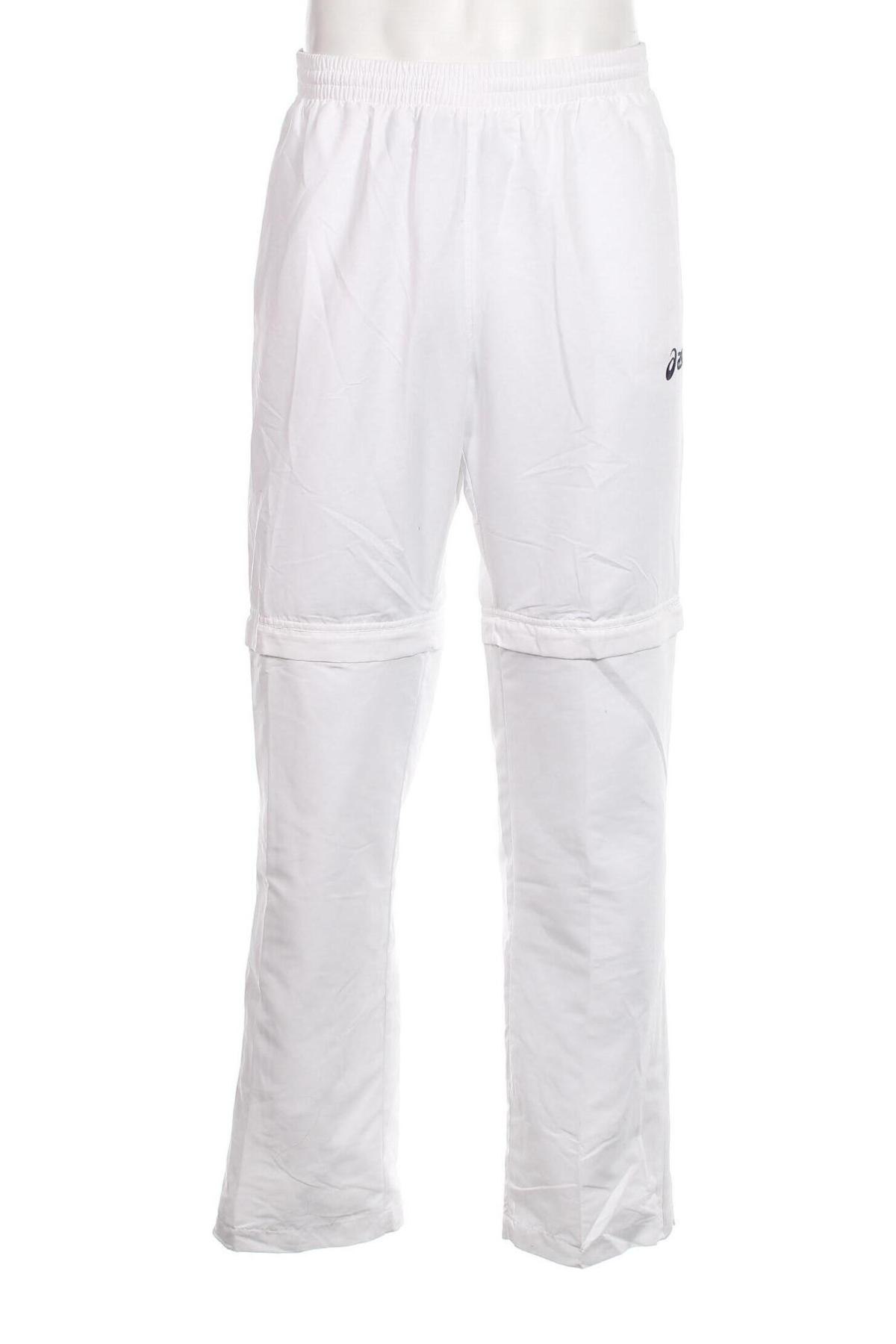 Ανδρικό αθλητικό παντελόνι ASICS, Μέγεθος XL, Χρώμα Λευκό, Τιμή 17,40 €