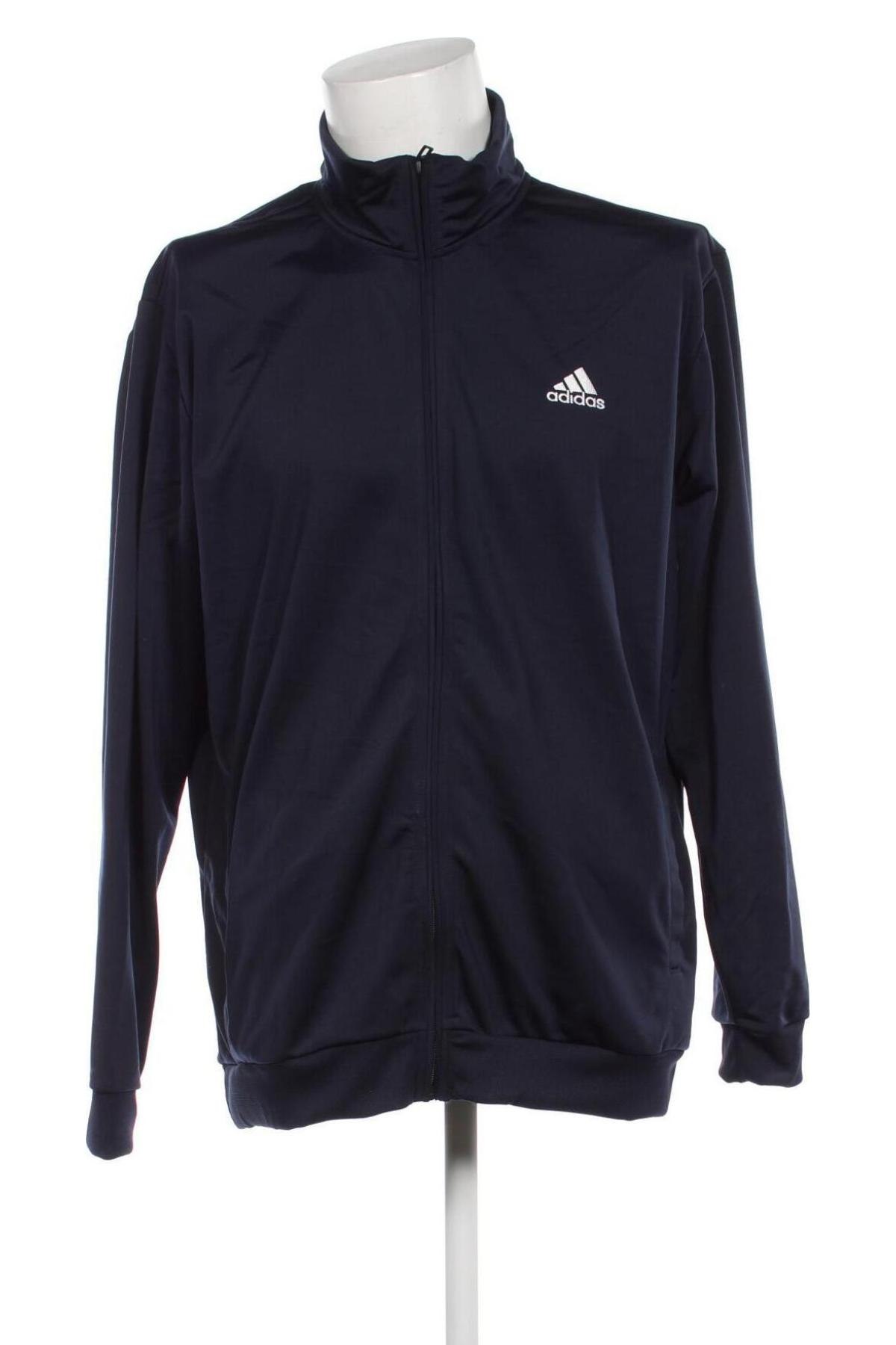 Ανδρική αθλητική ζακέτα Adidas, Μέγεθος XL, Χρώμα Μπλέ, Τιμή 75,52 €