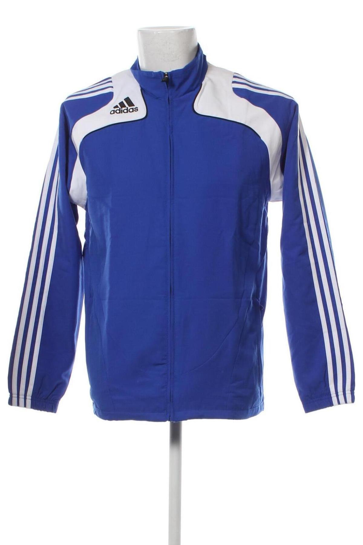 Ανδρική αθλητική ζακέτα Adidas, Μέγεθος S, Χρώμα Μπλέ, Τιμή 27,39 €