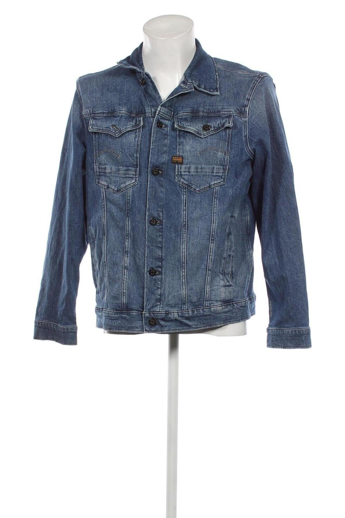 Herrenjacke G-Star Raw, Größe XS, Farbe Blau, Preis 21,11 €