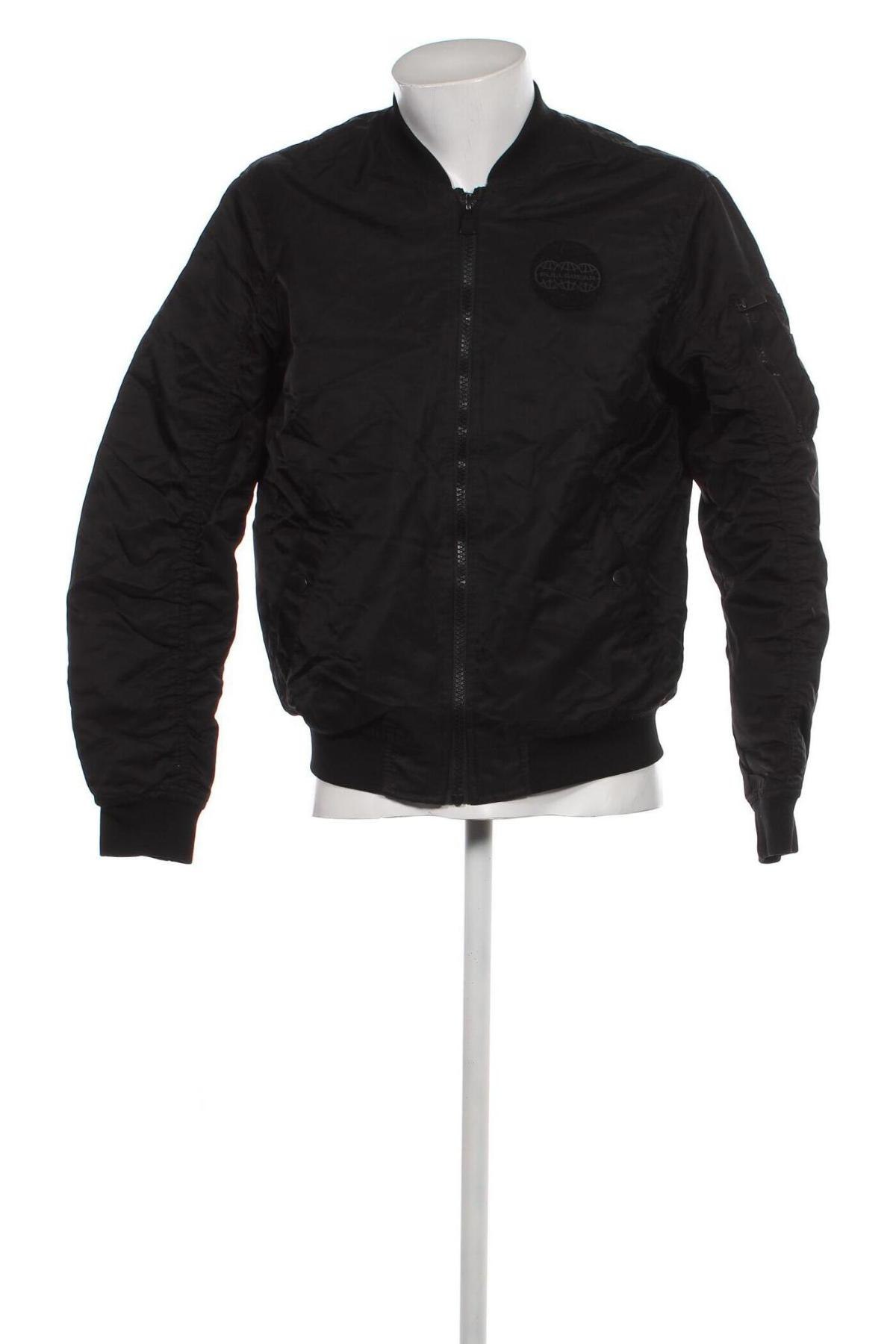 Pánska bunda  Pull&Bear, Veľkosť M, Farba Čierna, Cena  12,52 €