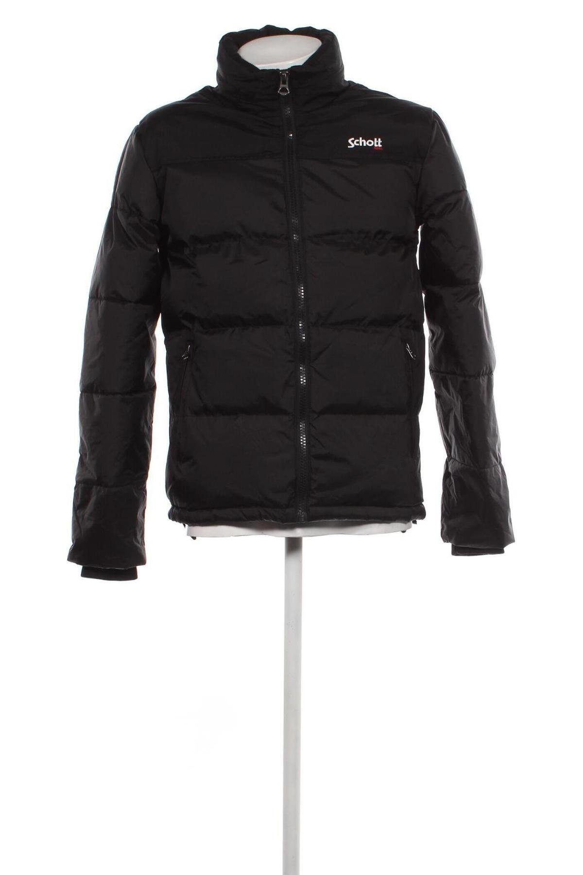 Herrenjacke Schott, Größe S, Farbe Schwarz, Preis € 49,41