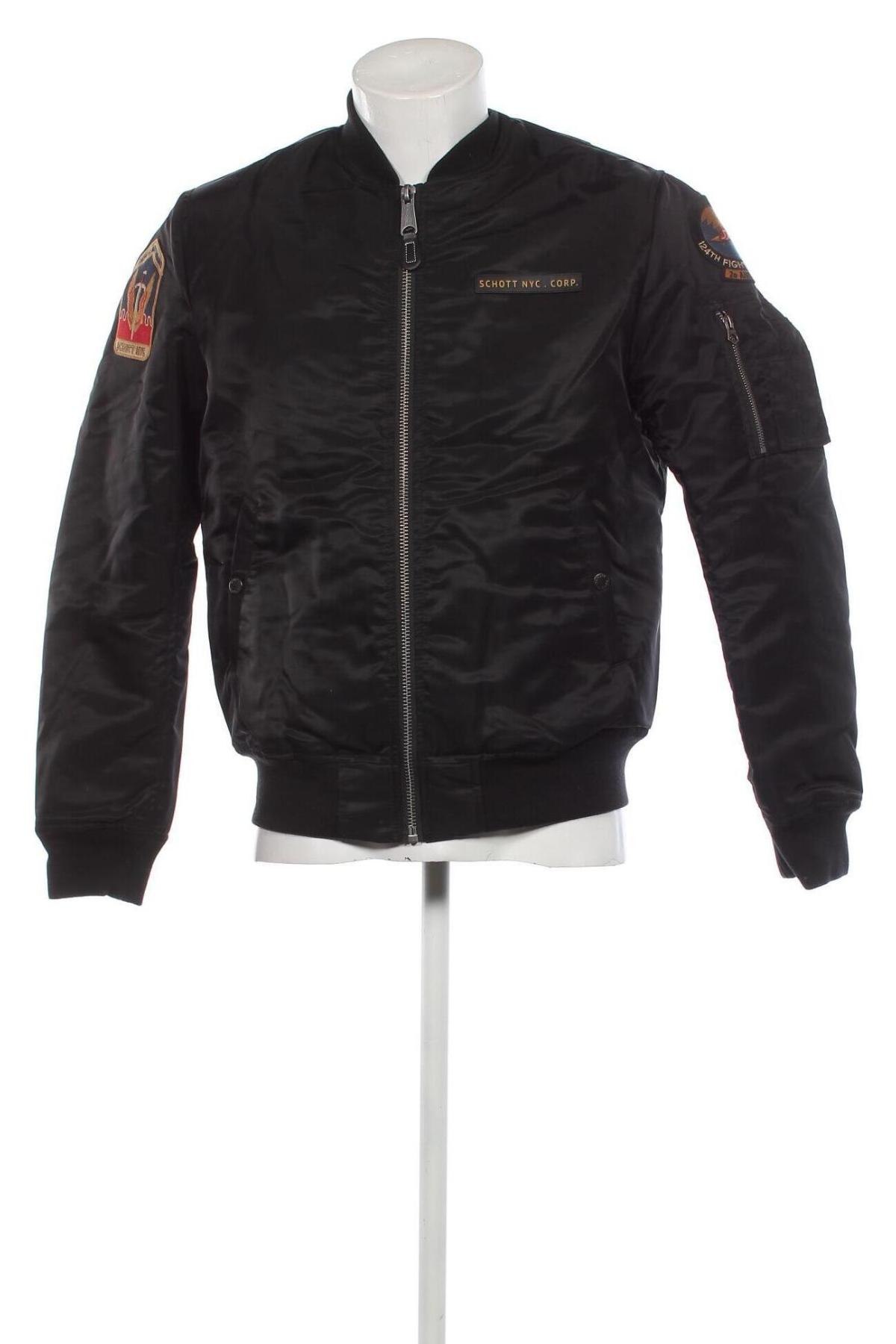 Pánska bunda  Schott, Veľkosť L, Farba Čierna, Cena  151,88 €