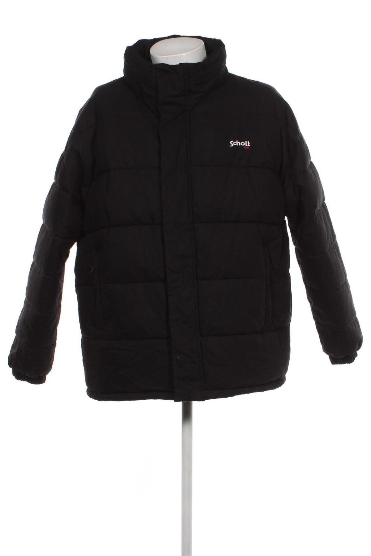 Pánska bunda  Schott, Veľkosť 3XL, Farba Čierna, Cena  150,05 €