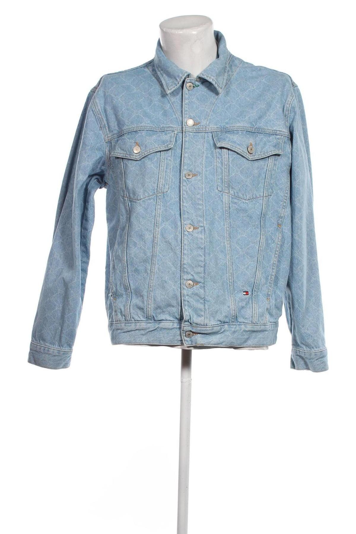 Herrenjacke Tommy Jeans, Größe L, Farbe Blau, Preis 64,05 €