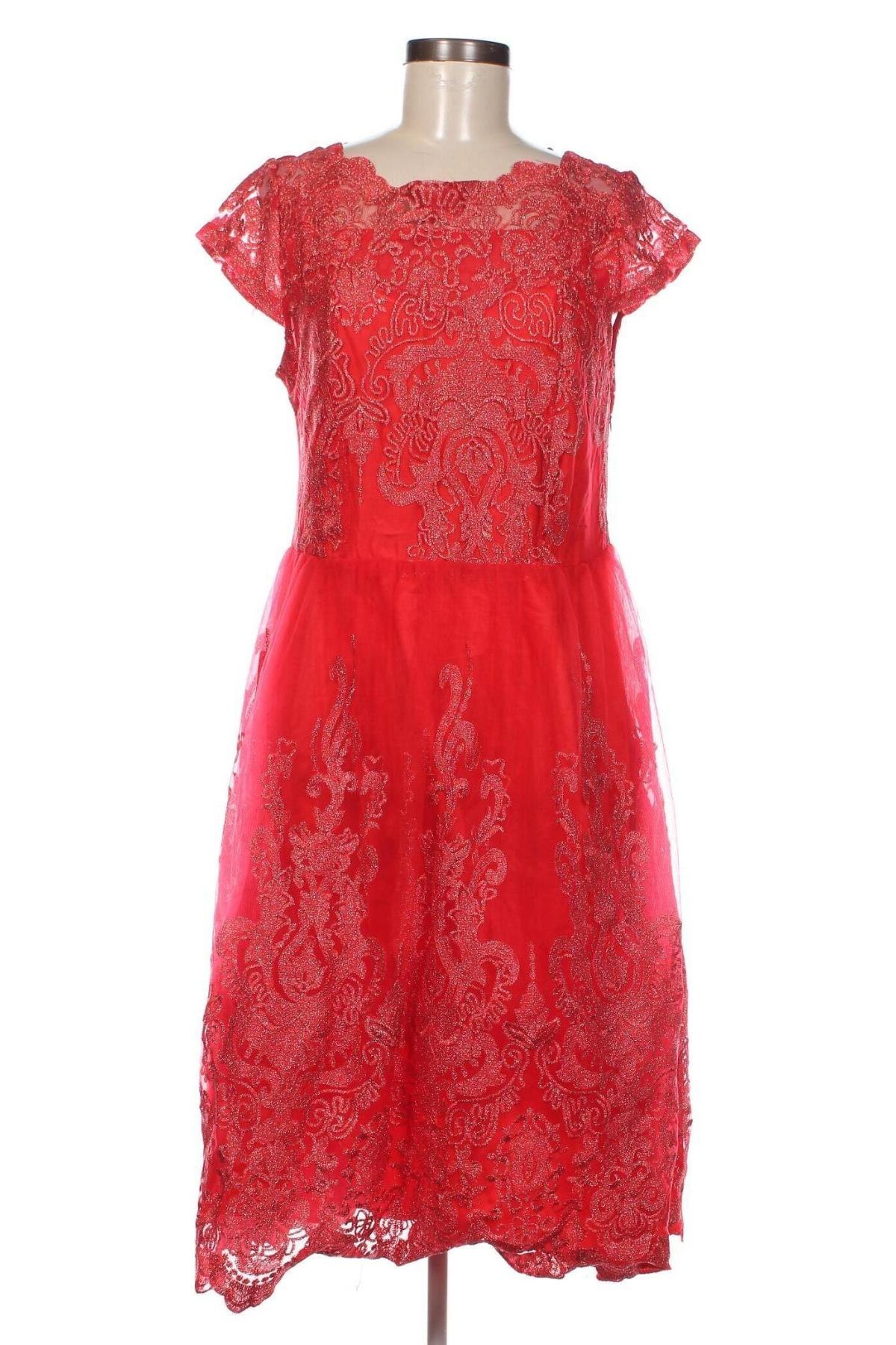 Φόρεμα, Μέγεθος XXL, Χρώμα Κόκκινο, Τιμή 35,88 €