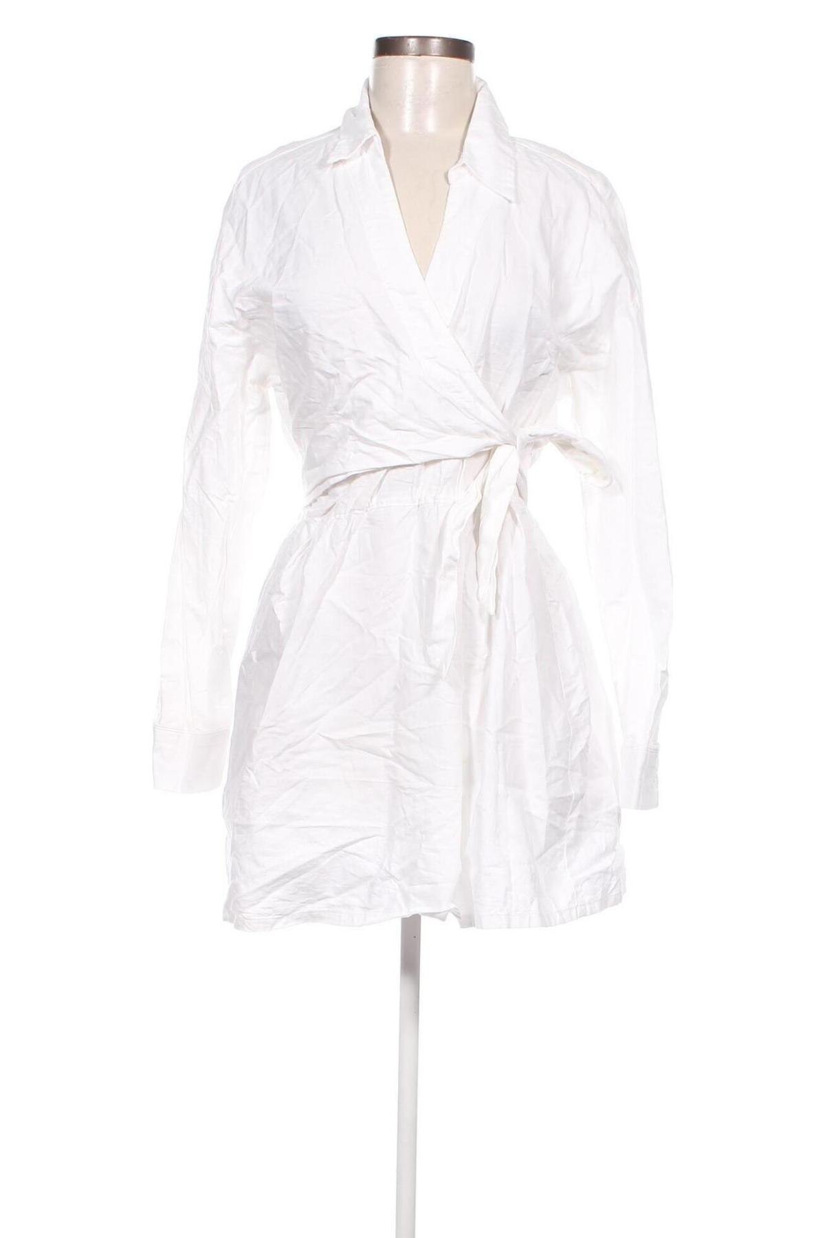 Φόρεμα Bershka, Μέγεθος L, Χρώμα Λευκό, Τιμή 17,94 €
