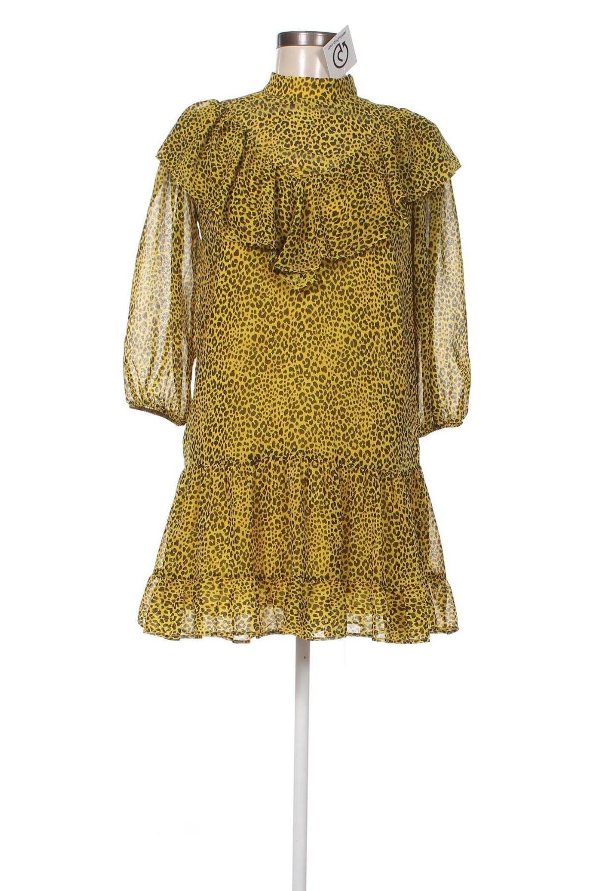 Φόρεμα Bershka, Μέγεθος XS, Χρώμα Πολύχρωμο, Τιμή 8,61 €