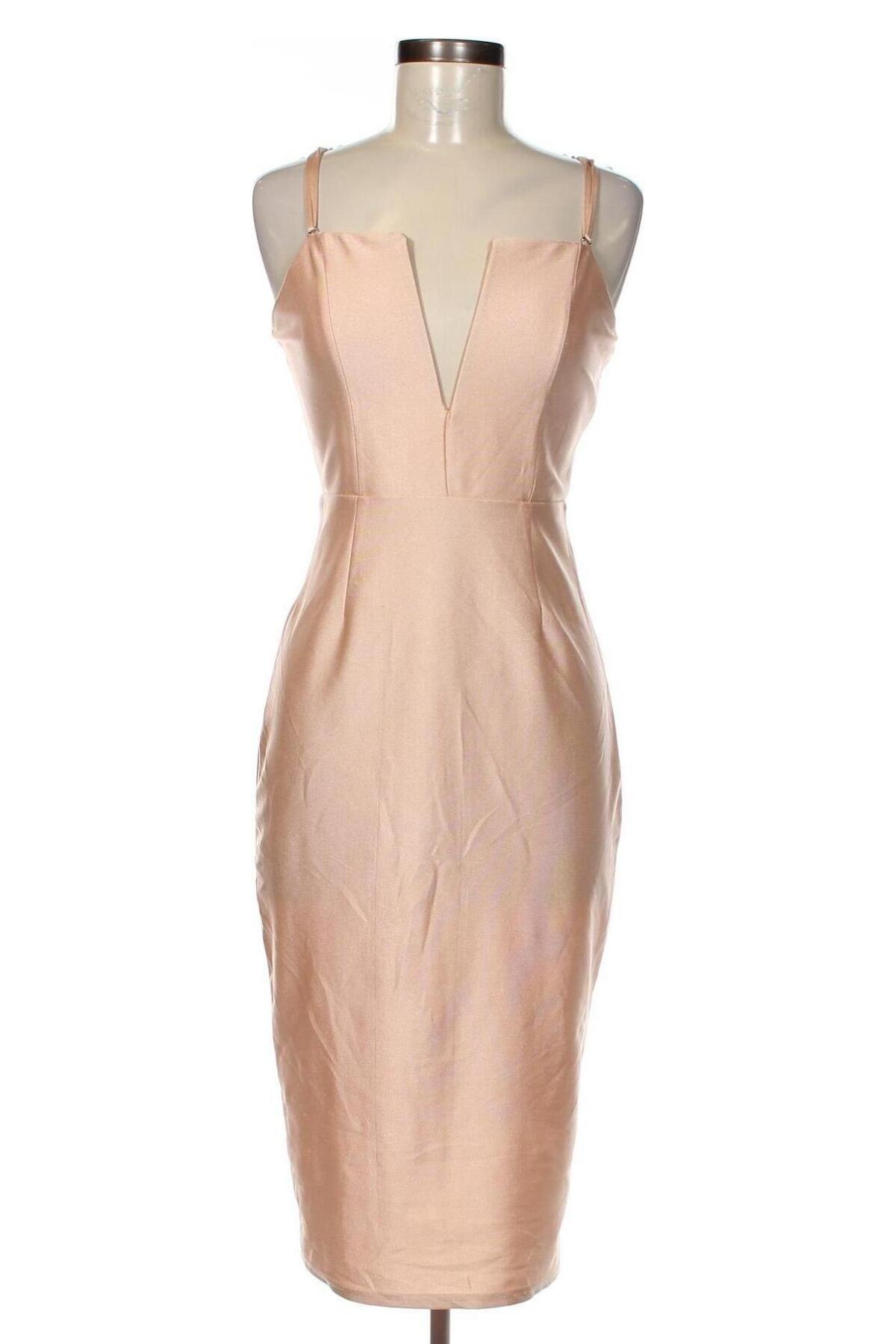 Φόρεμα Bik Bok, Μέγεθος M, Χρώμα  Μπέζ, Τιμή 14,35 €
