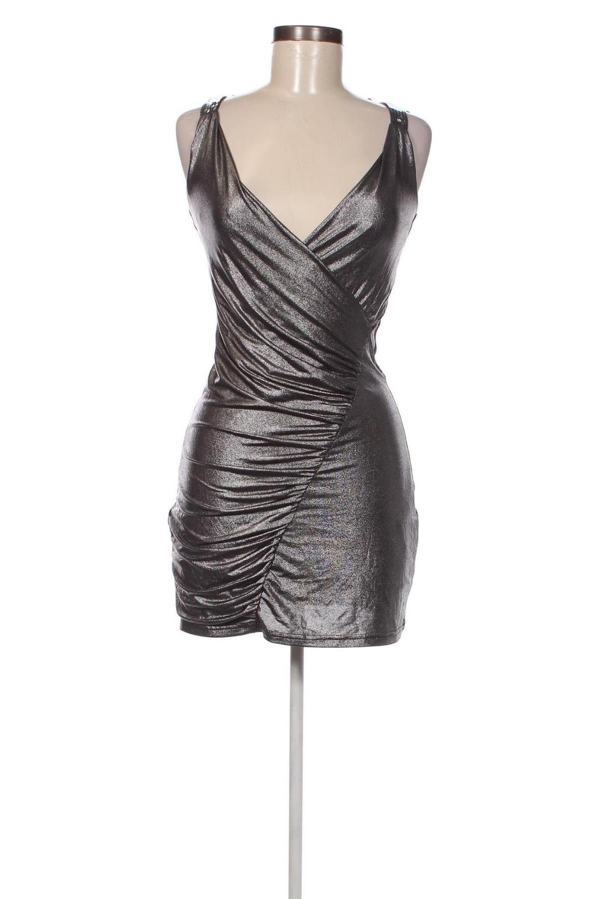 Φόρεμα Crazy World, Μέγεθος XS, Χρώμα Ασημί, Τιμή 57,53 €