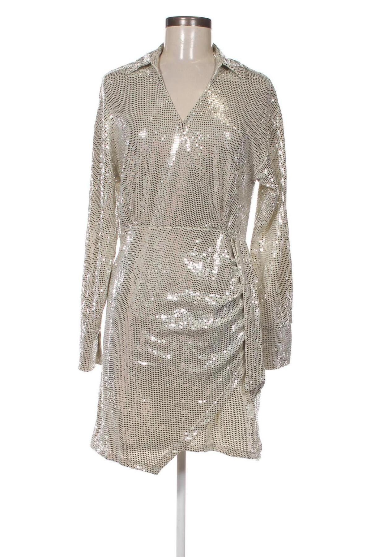 Φόρεμα Gina Tricot, Μέγεθος M, Χρώμα  Μπέζ, Τιμή 12,17 €