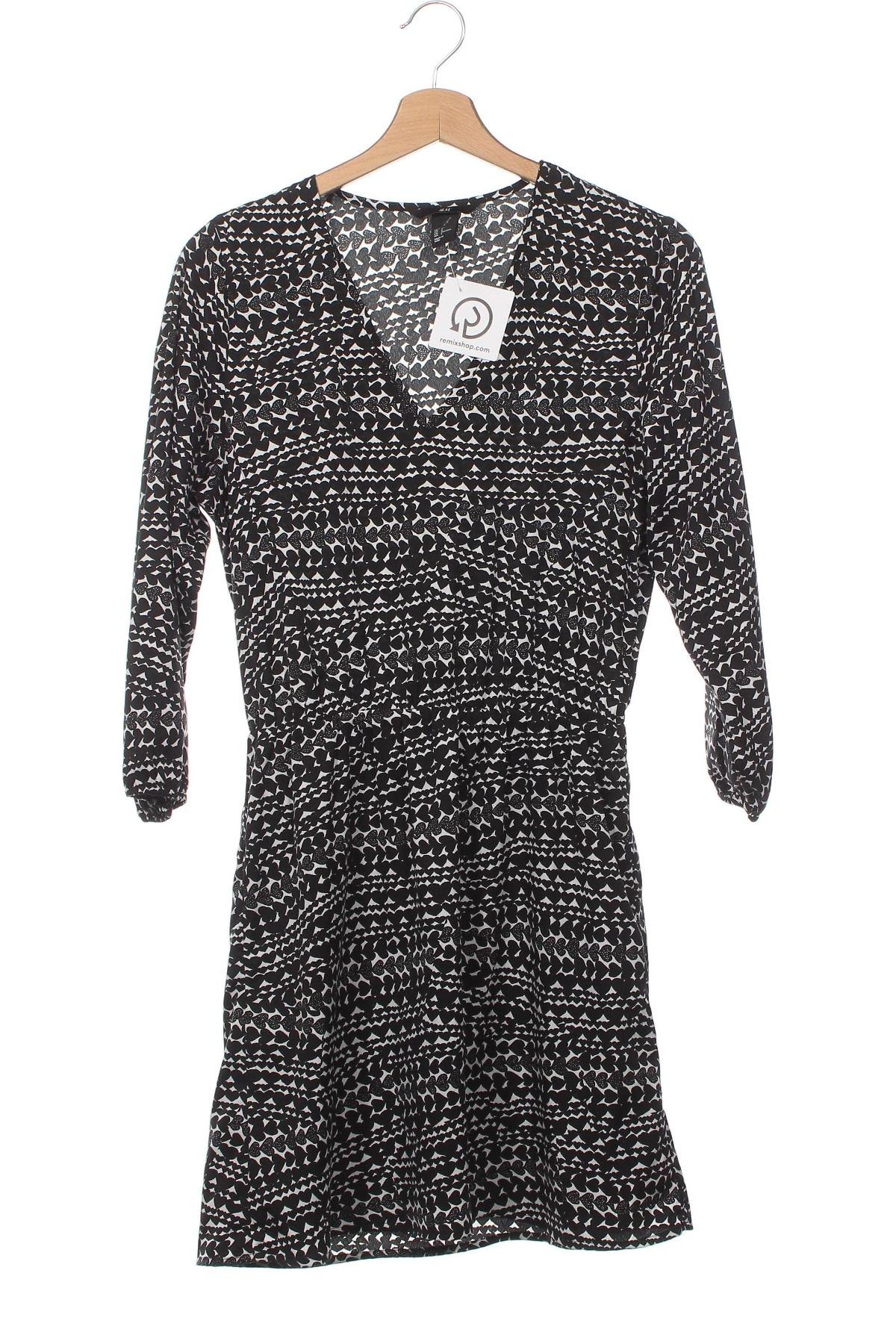 Kleid H&M, Größe XS, Farbe Schwarz, Preis 5,19 €