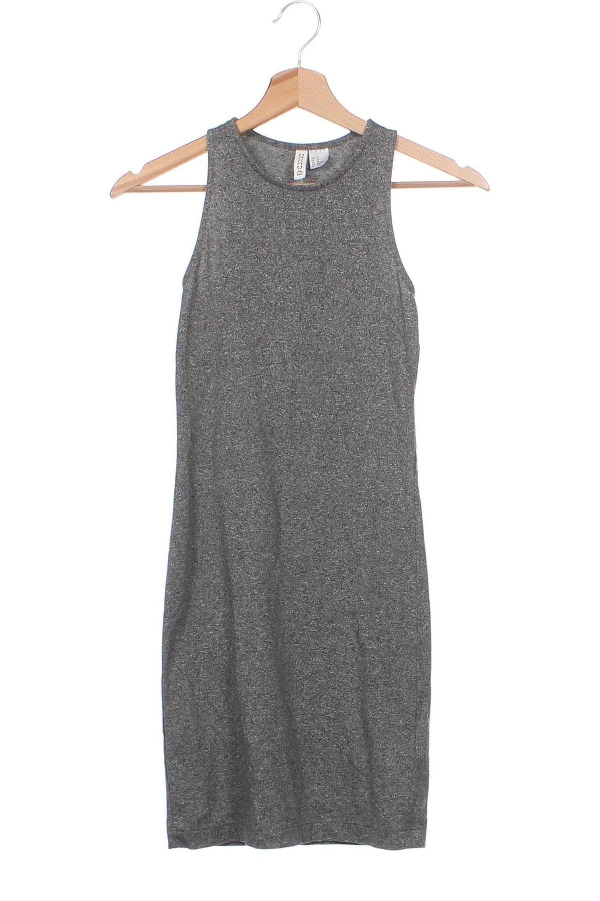 Kleid H&M Divided, Größe XS, Farbe Grau, Preis € 6,49